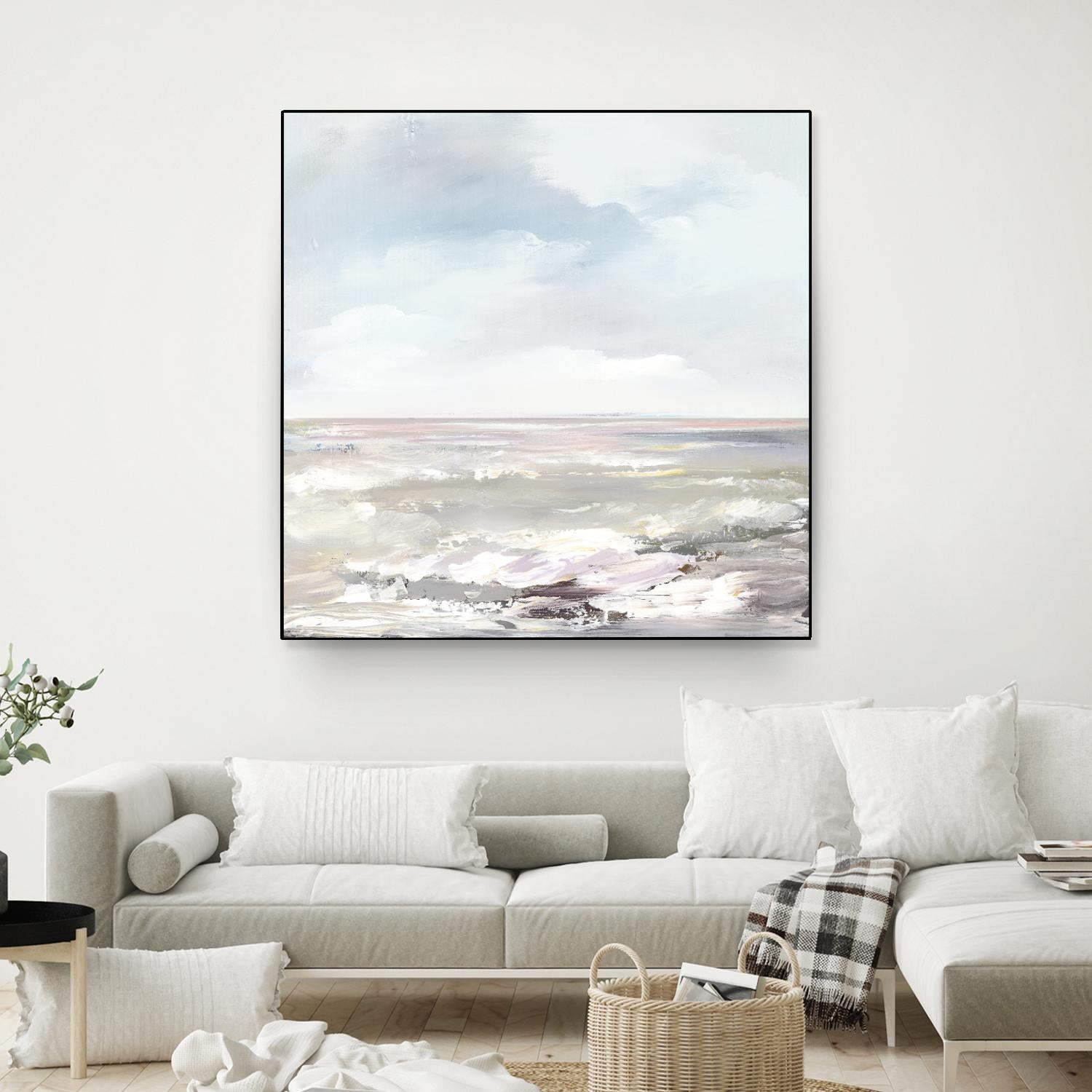 Beneath the Sky I by Valeria Mravyan on GIANT ART - pink abstract