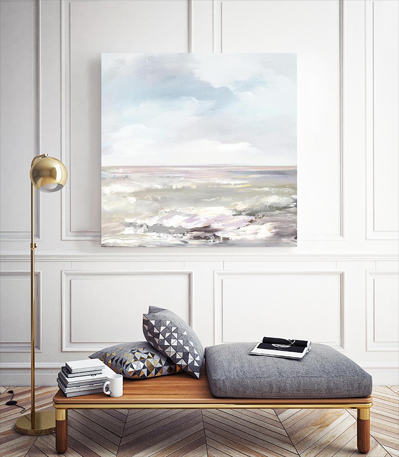 Beneath the Sky I by Valeria Mravyan on GIANT ART - pink abstract