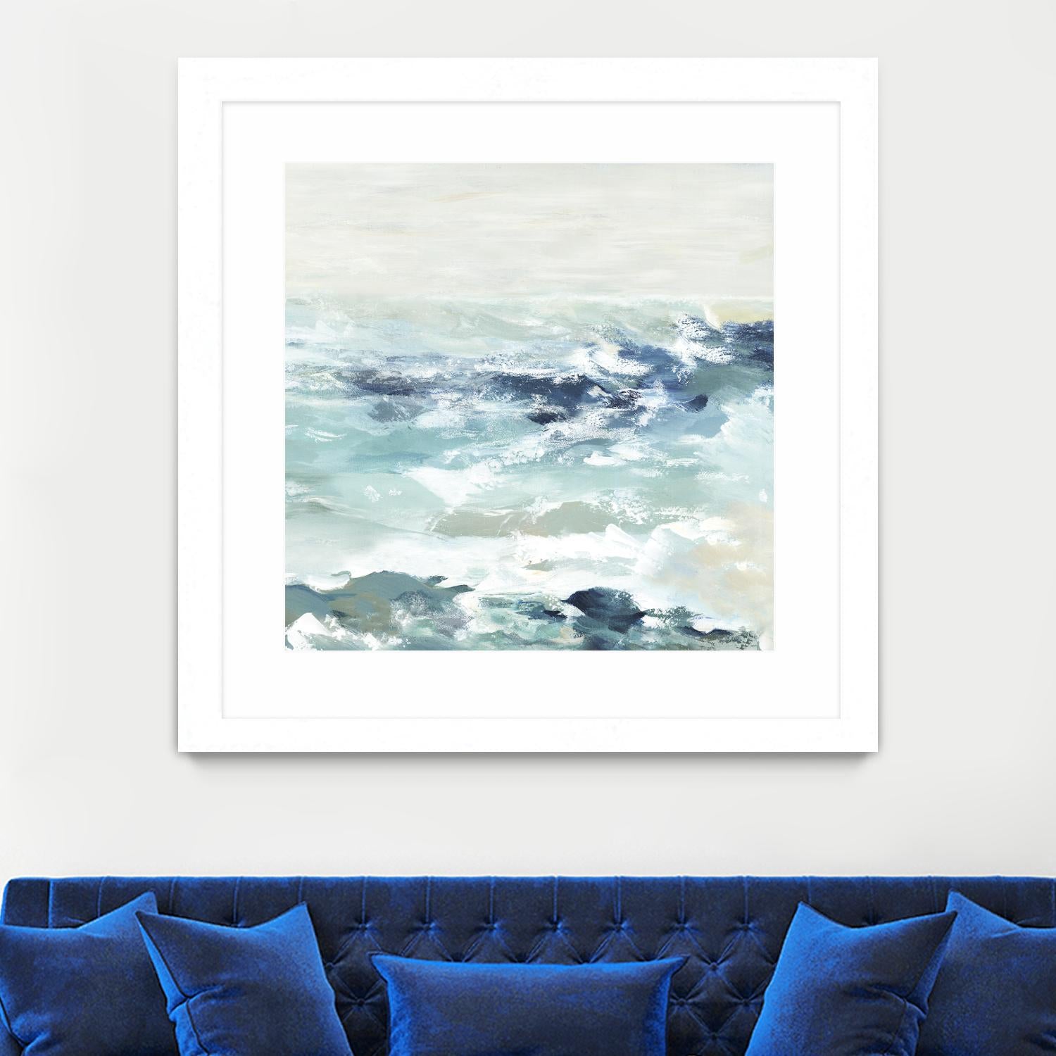 Beneath the Sky II by Valeria Mravyan on GIANT ART - white abstract