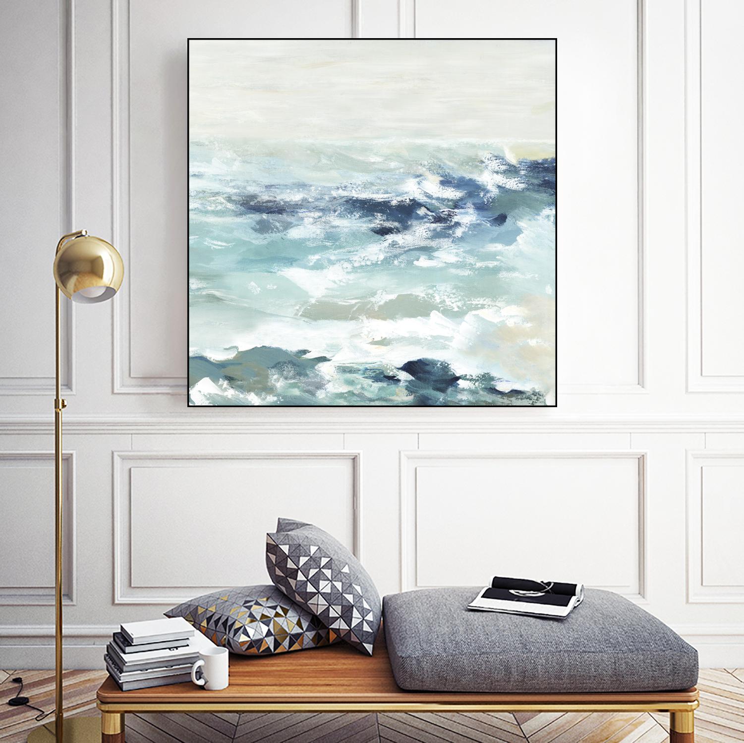 Beneath the Sky II by Valeria Mravyan on GIANT ART - white abstract