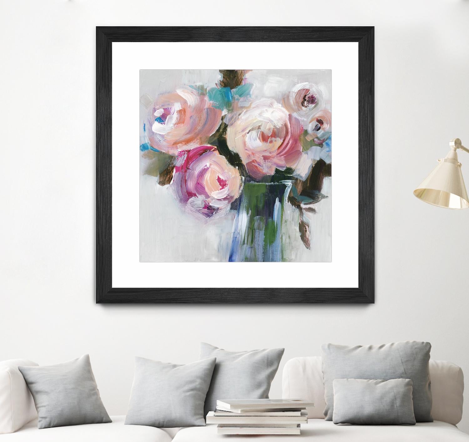 Bouquet II by Valeria Mravyan on GIANT ART - pink floral
