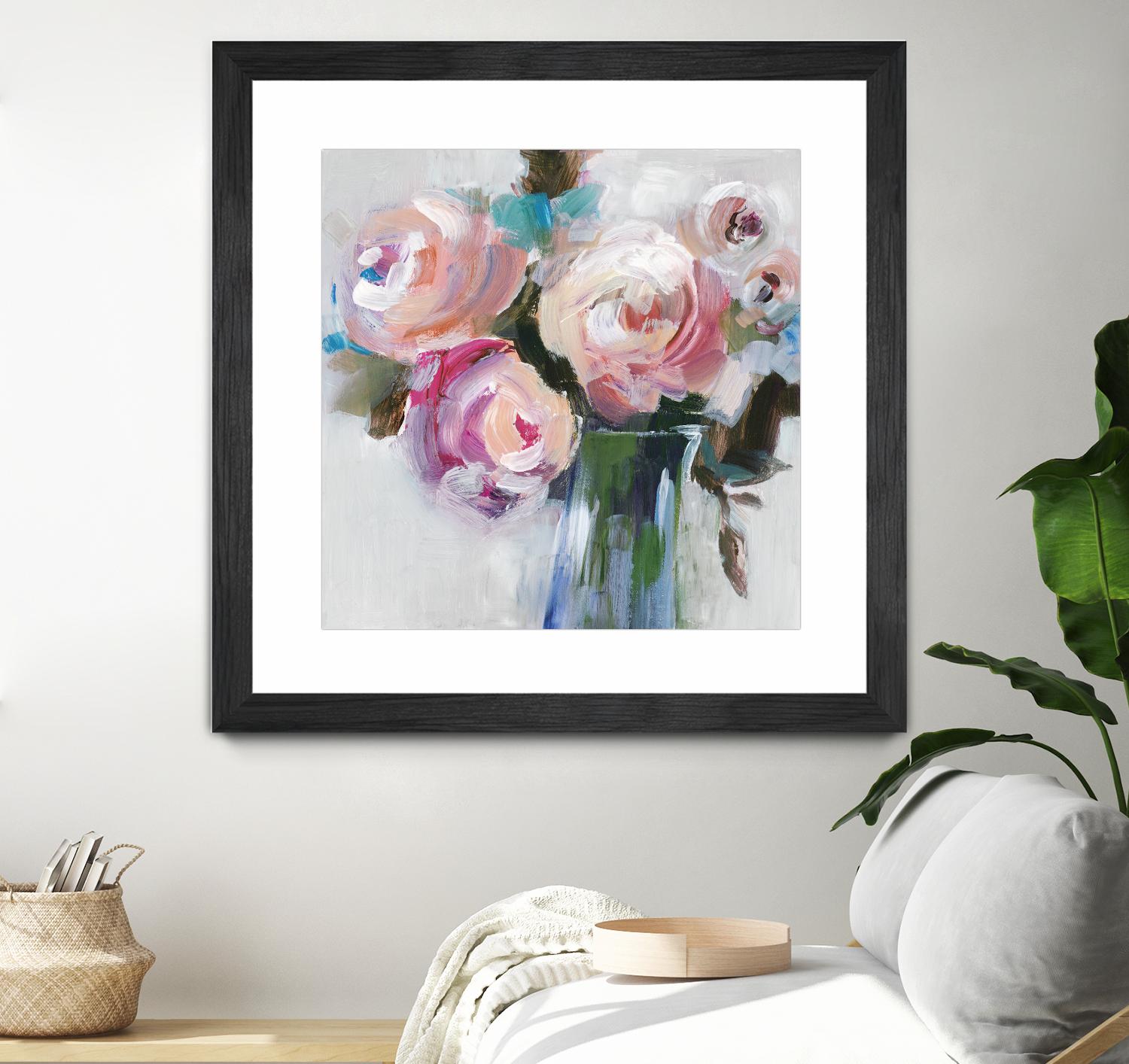 Bouquet II by Valeria Mravyan on GIANT ART - pink floral