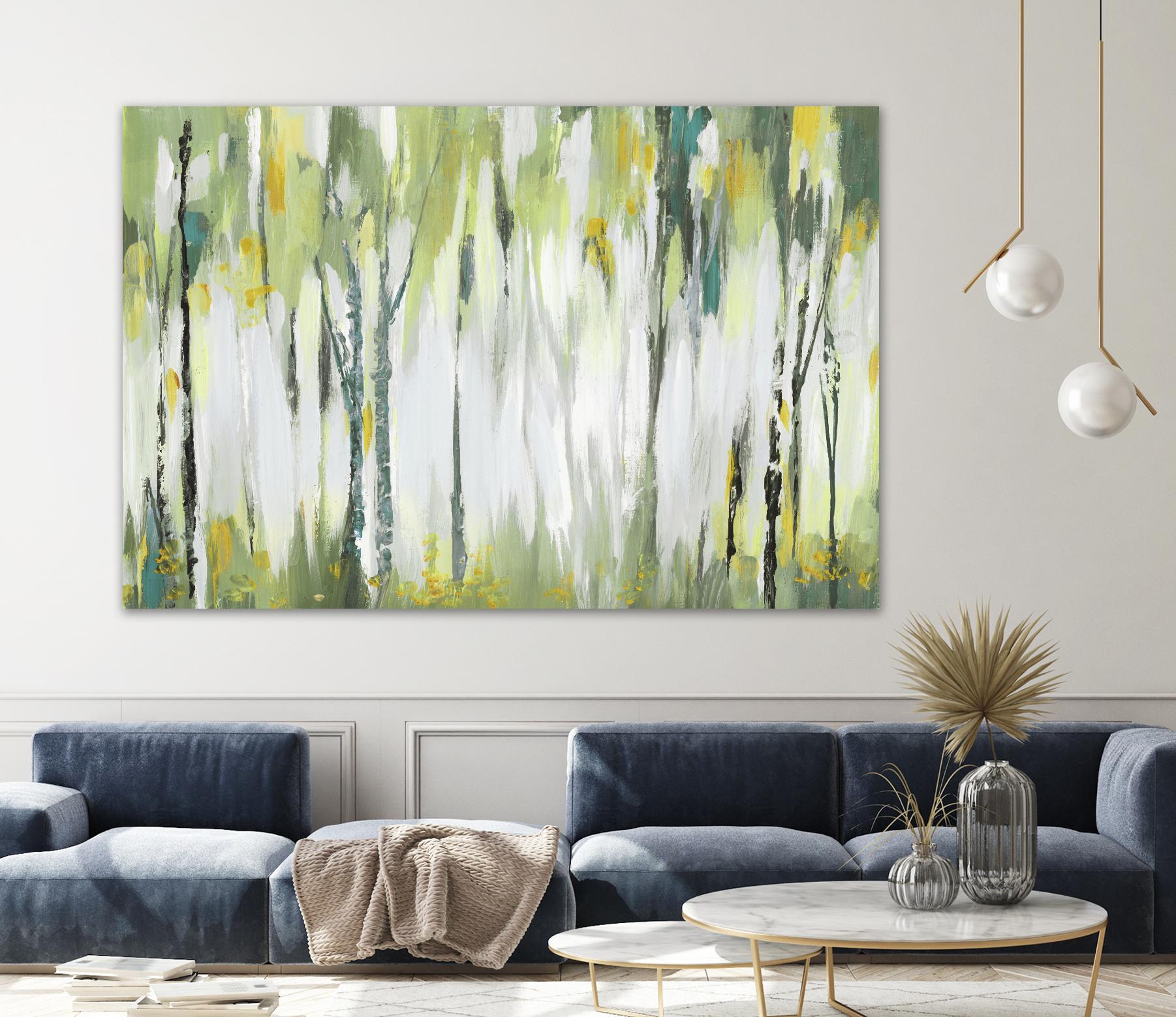 Breezy II by Valeria Mravyan on GIANT ART - yellow trees