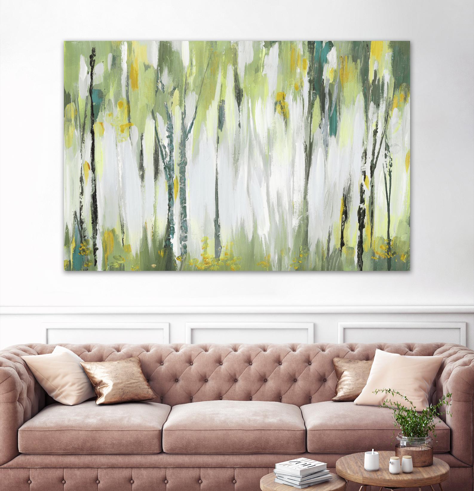 Breezy II by Valeria Mravyan on GIANT ART - yellow trees