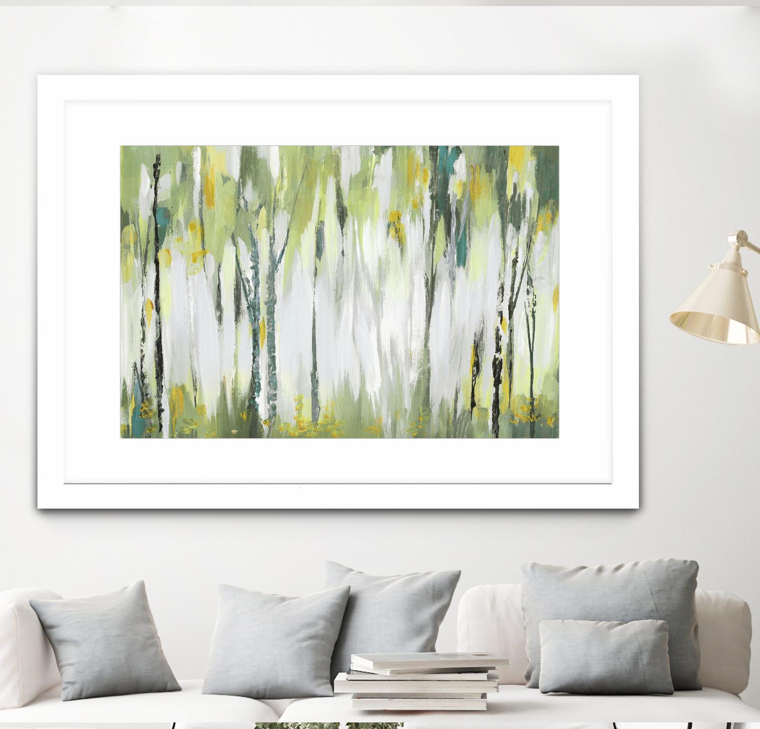 Breezy II by Valeria Mravyan on GIANT ART - yellow trees