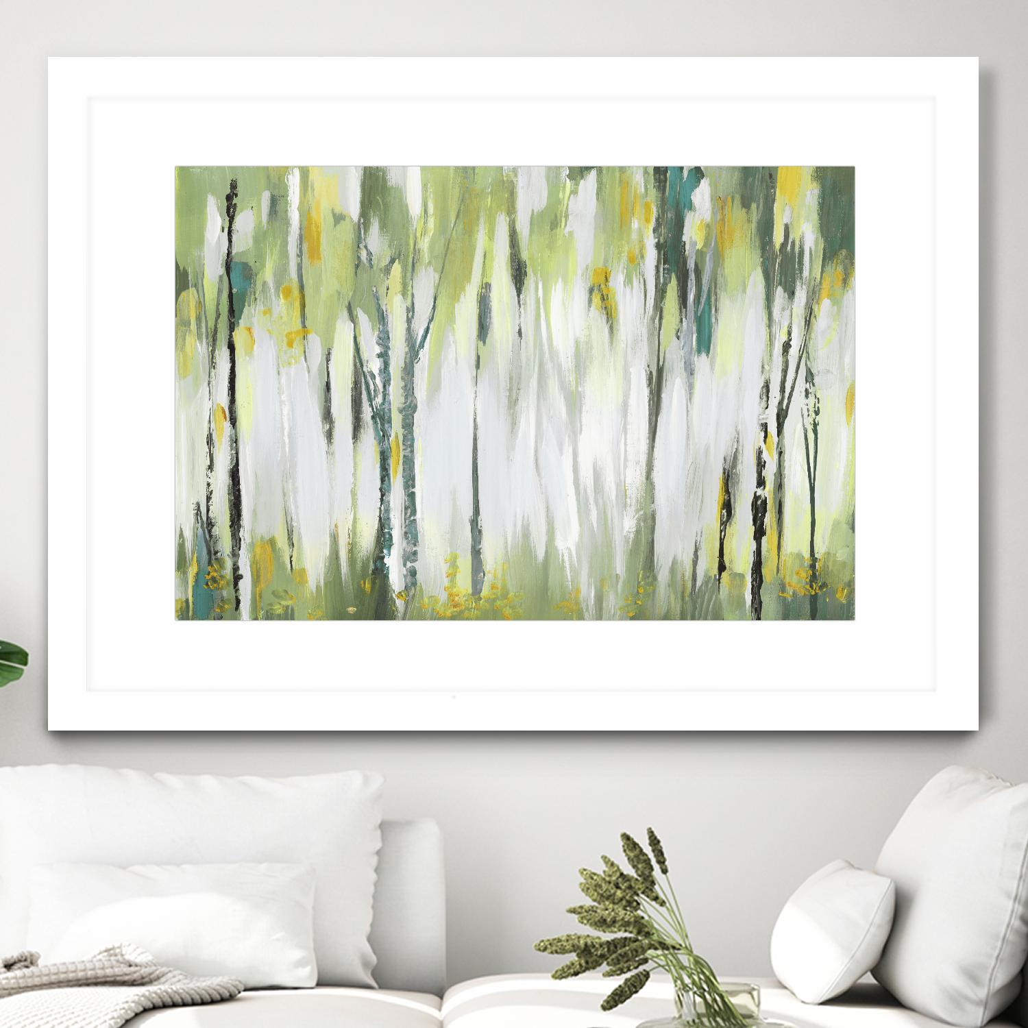 Breezy II by Valeria Mravyan on GIANT ART - yellow trees