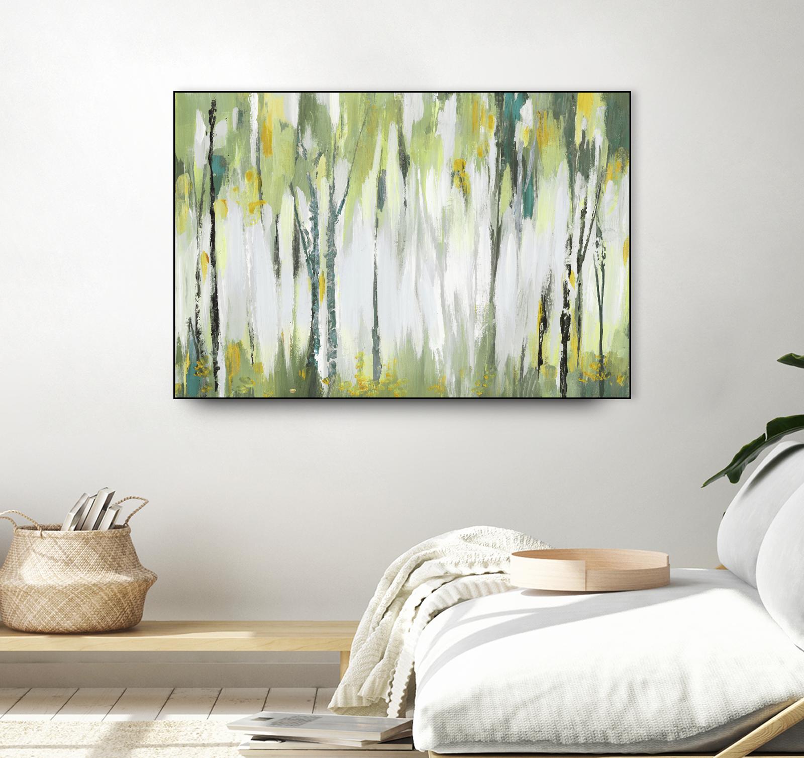 Breezy II by Valeria Mravyan on GIANT ART - yellow trees