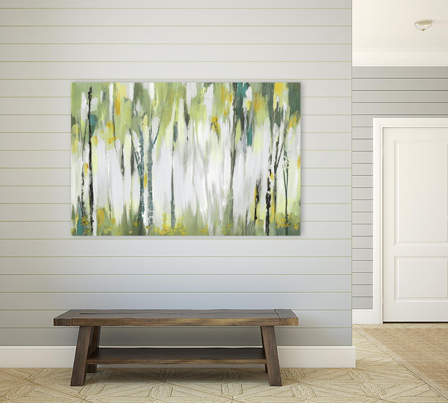 Breezy II by Valeria Mravyan on GIANT ART - yellow trees