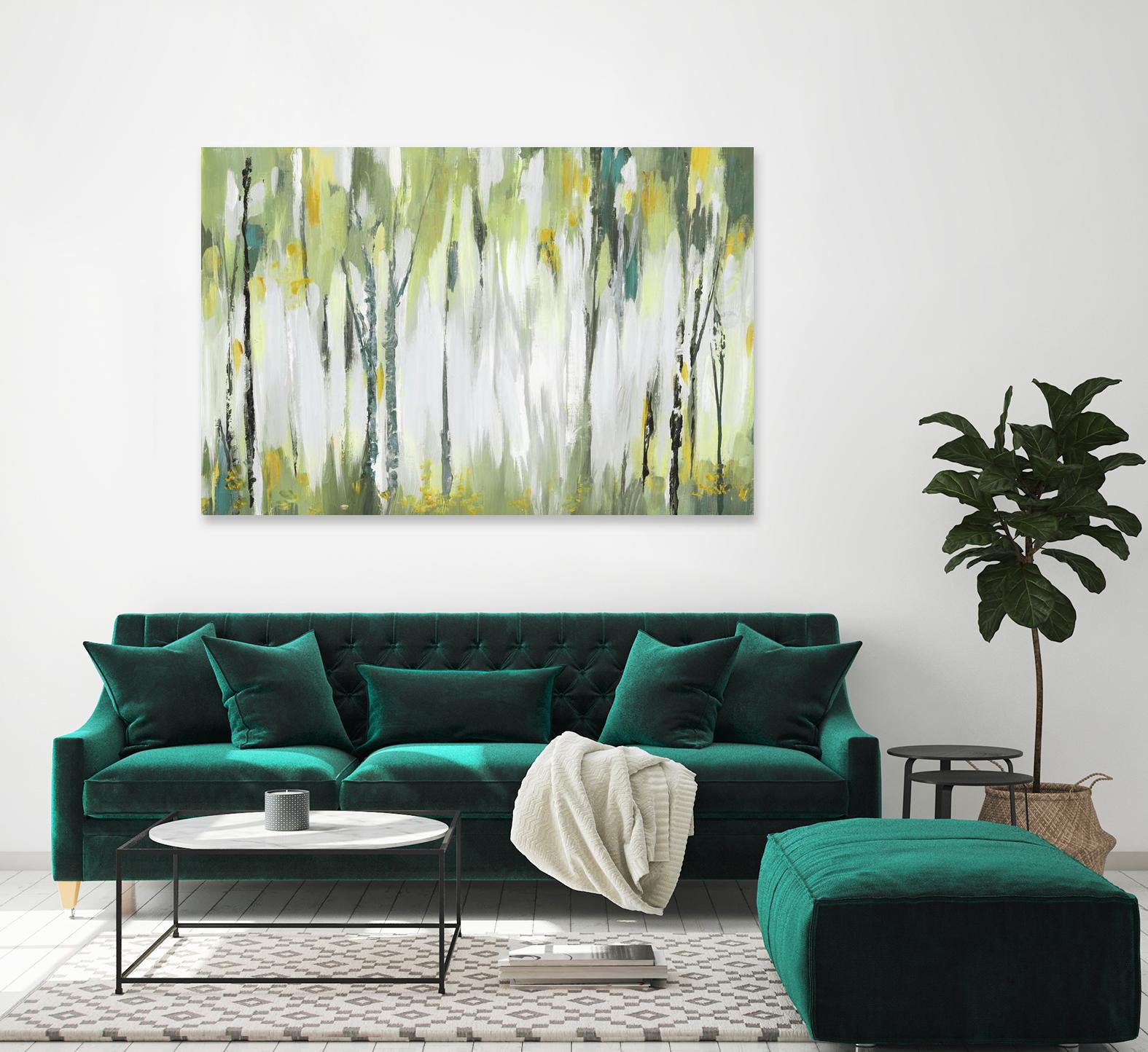 Breezy II by Valeria Mravyan on GIANT ART - yellow trees