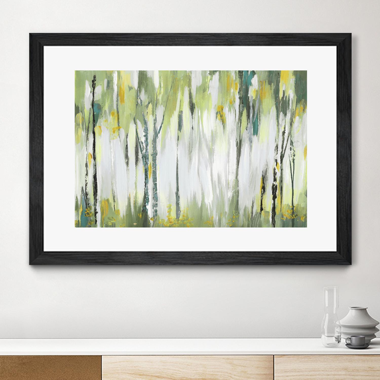 Breezy II by Valeria Mravyan on GIANT ART - yellow trees