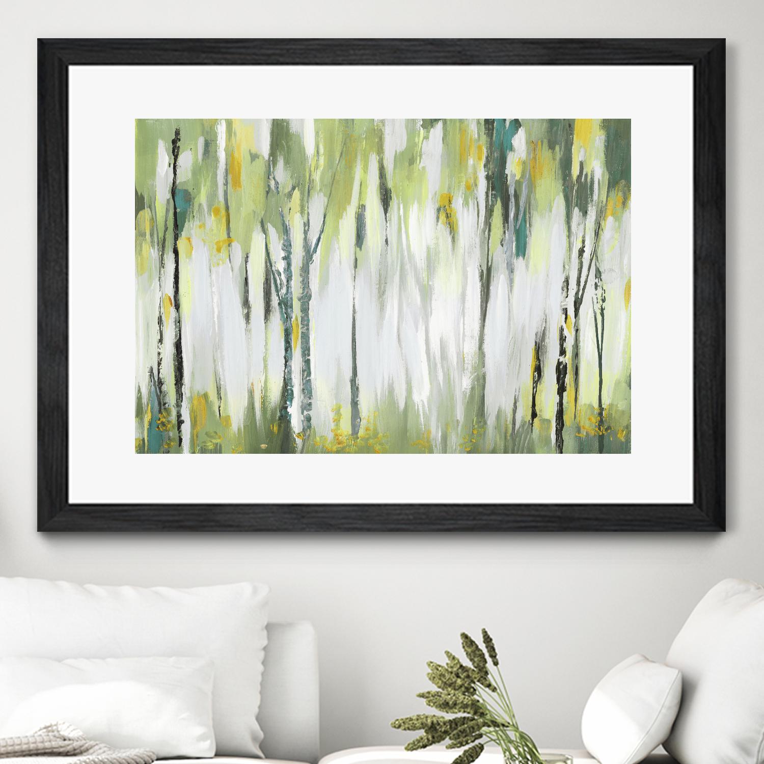 Breezy II by Valeria Mravyan on GIANT ART - yellow trees