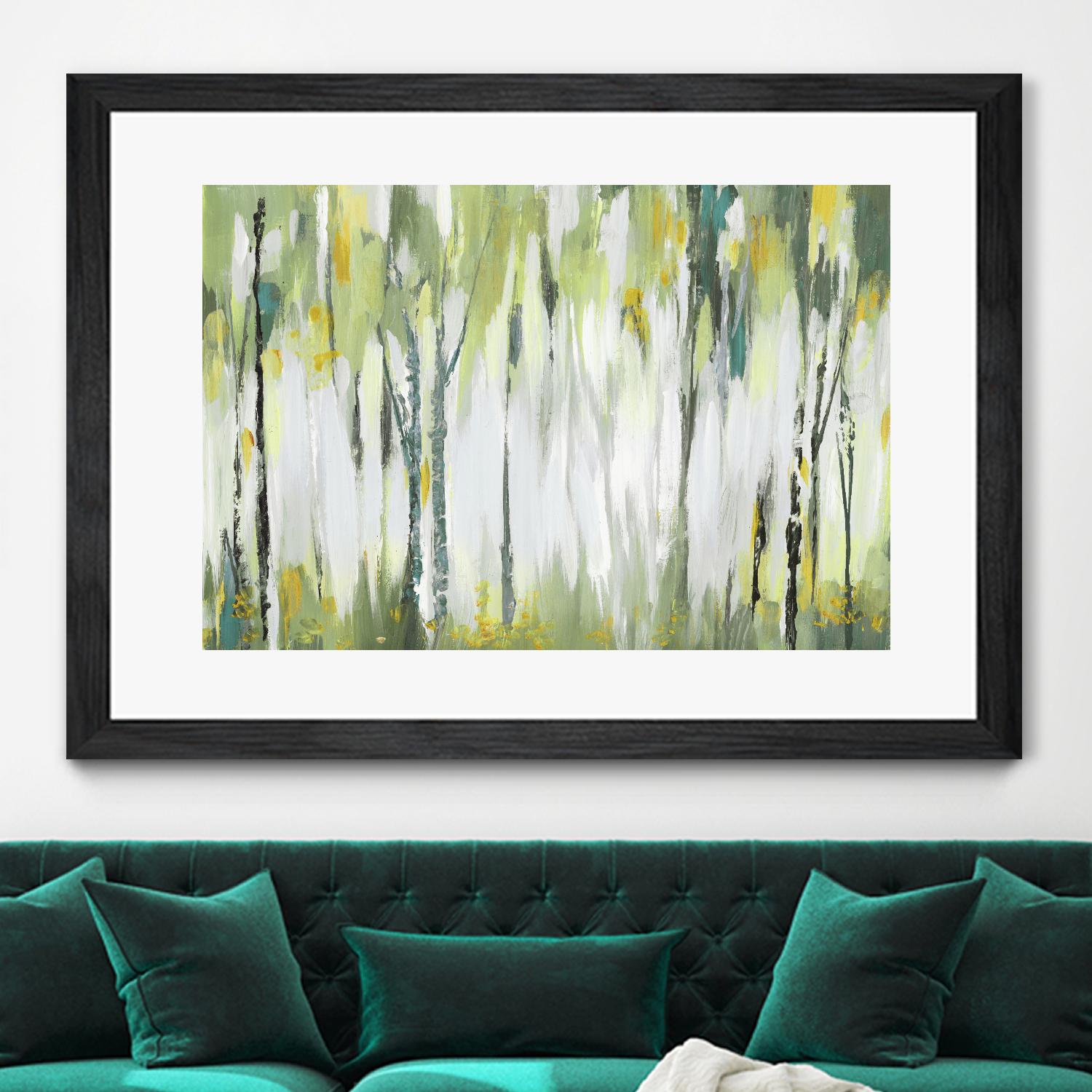 Breezy II by Valeria Mravyan on GIANT ART - yellow trees