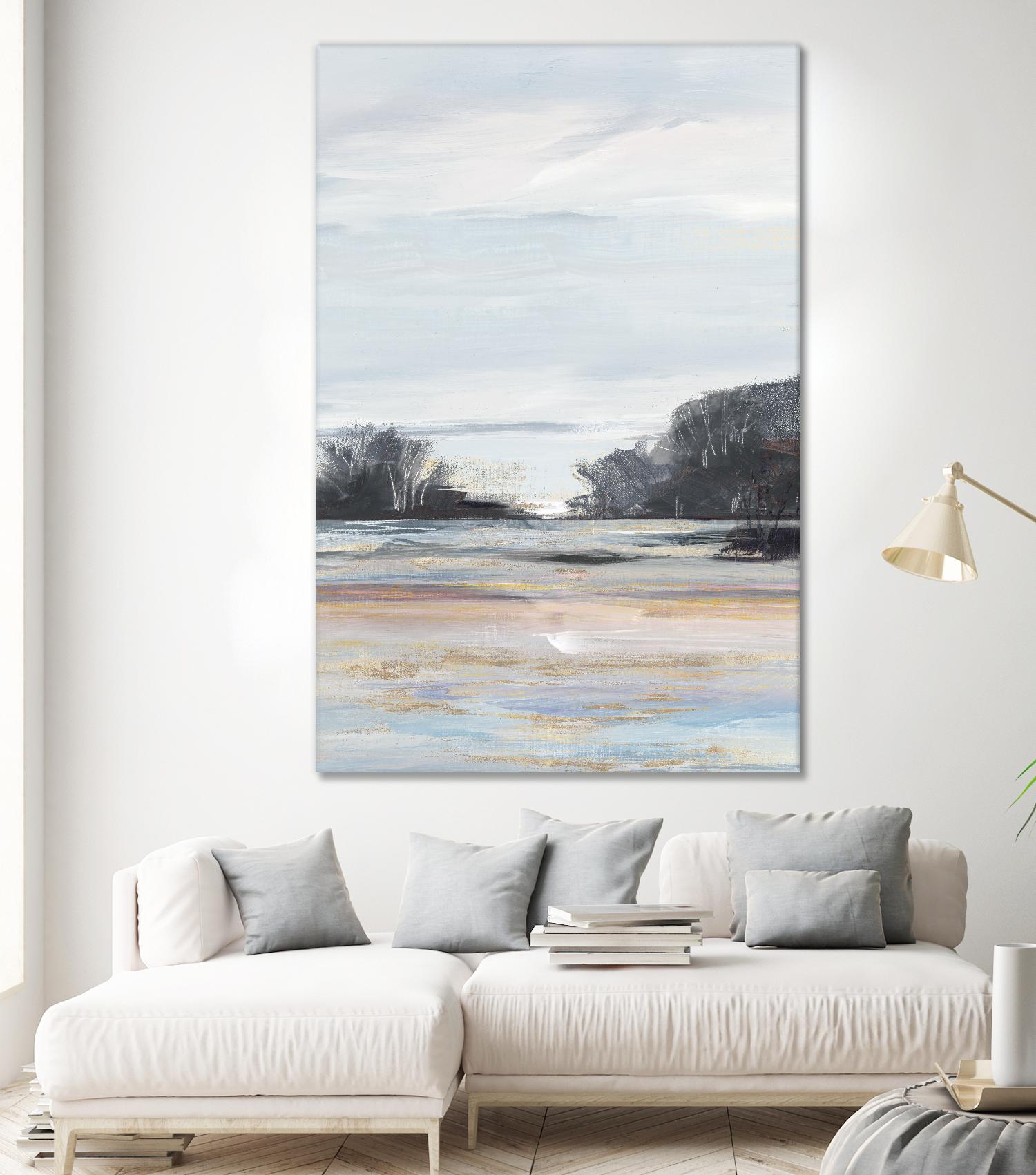 Organic Field I by Valeria Mravyan on GIANT ART - black landscape