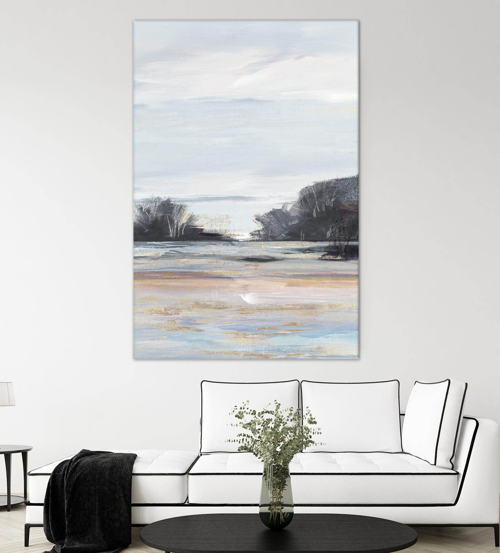 Organic Field I by Valeria Mravyan on GIANT ART - black landscape