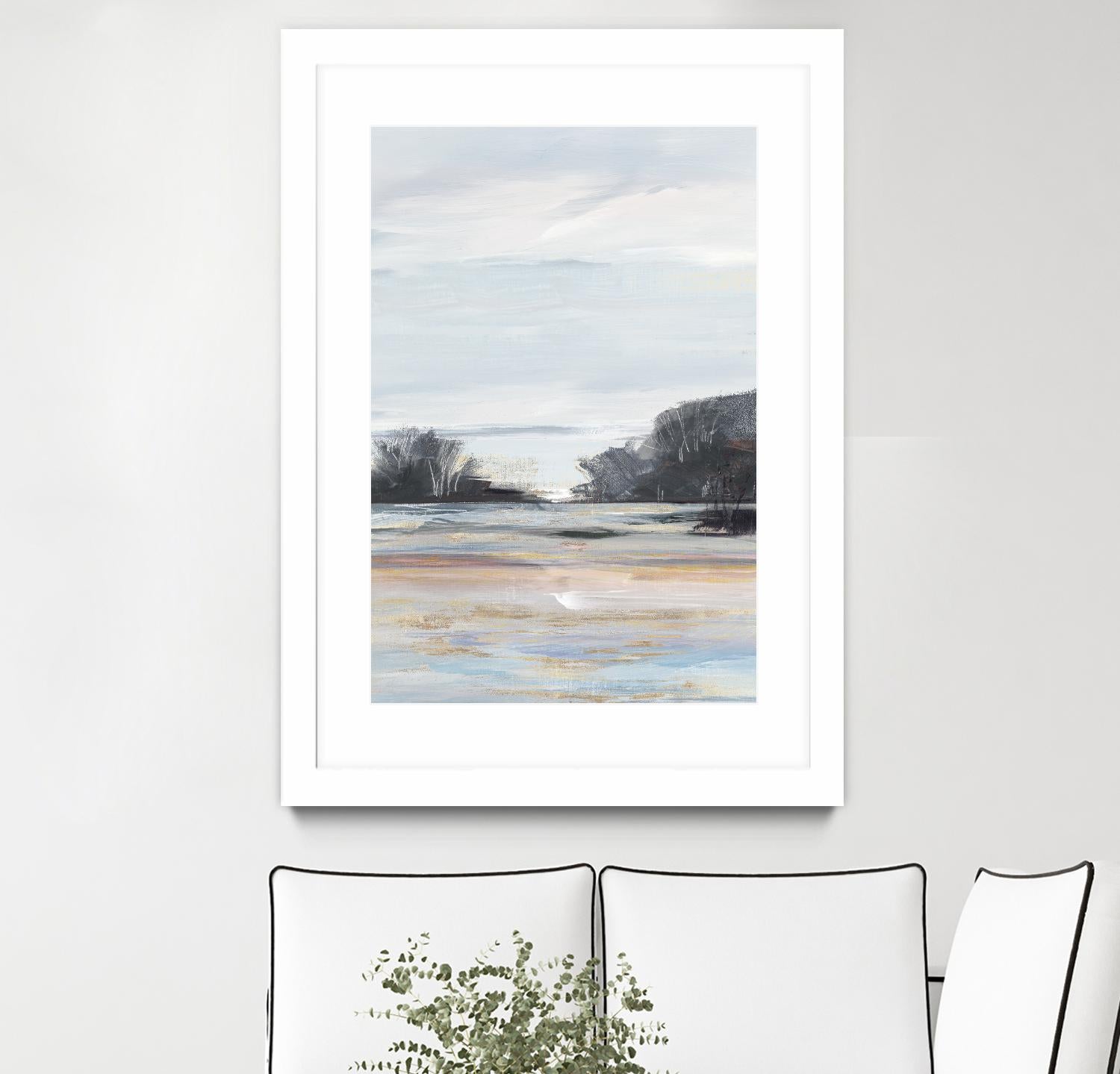 Organic Field I by Valeria Mravyan on GIANT ART - black landscape