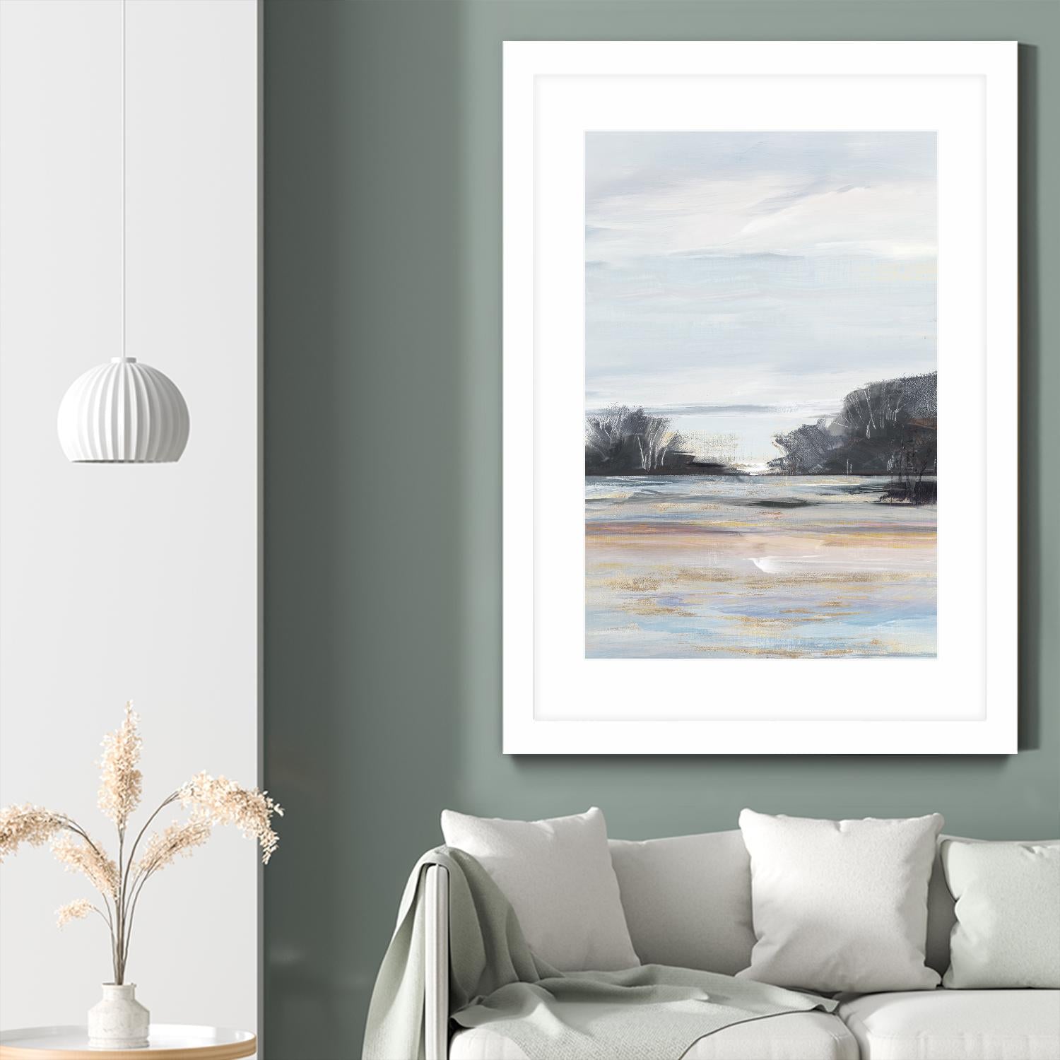 Organic Field I by Valeria Mravyan on GIANT ART - black landscape