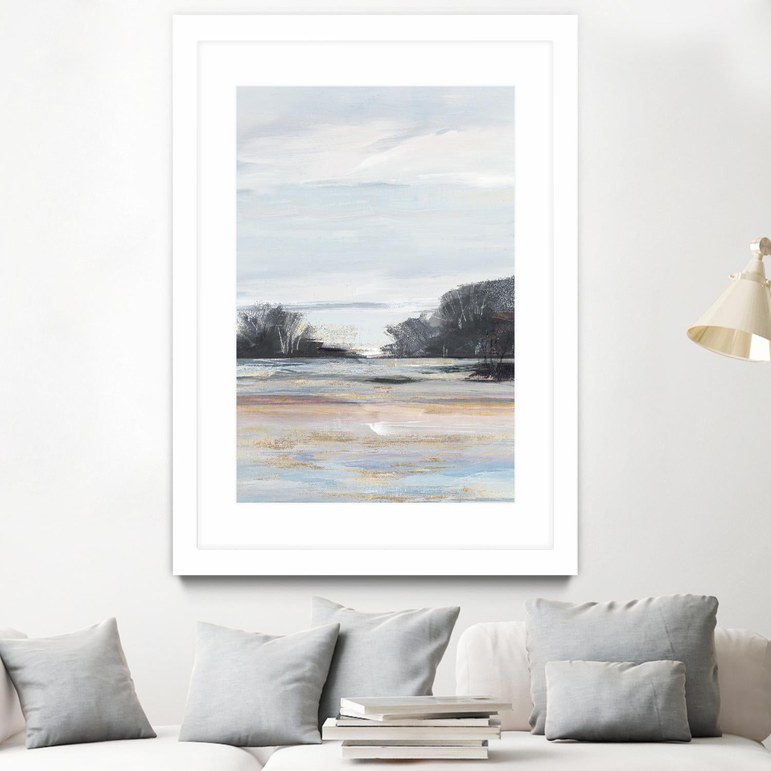 Organic Field I by Valeria Mravyan on GIANT ART - black landscape