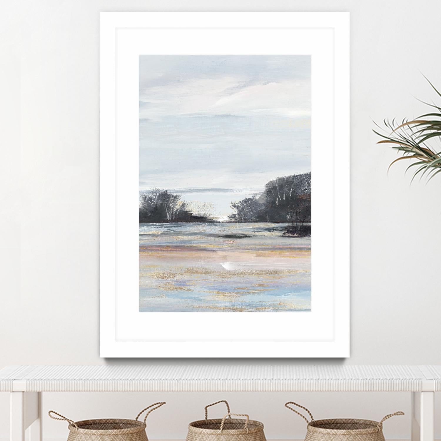 Organic Field I by Valeria Mravyan on GIANT ART - black landscape