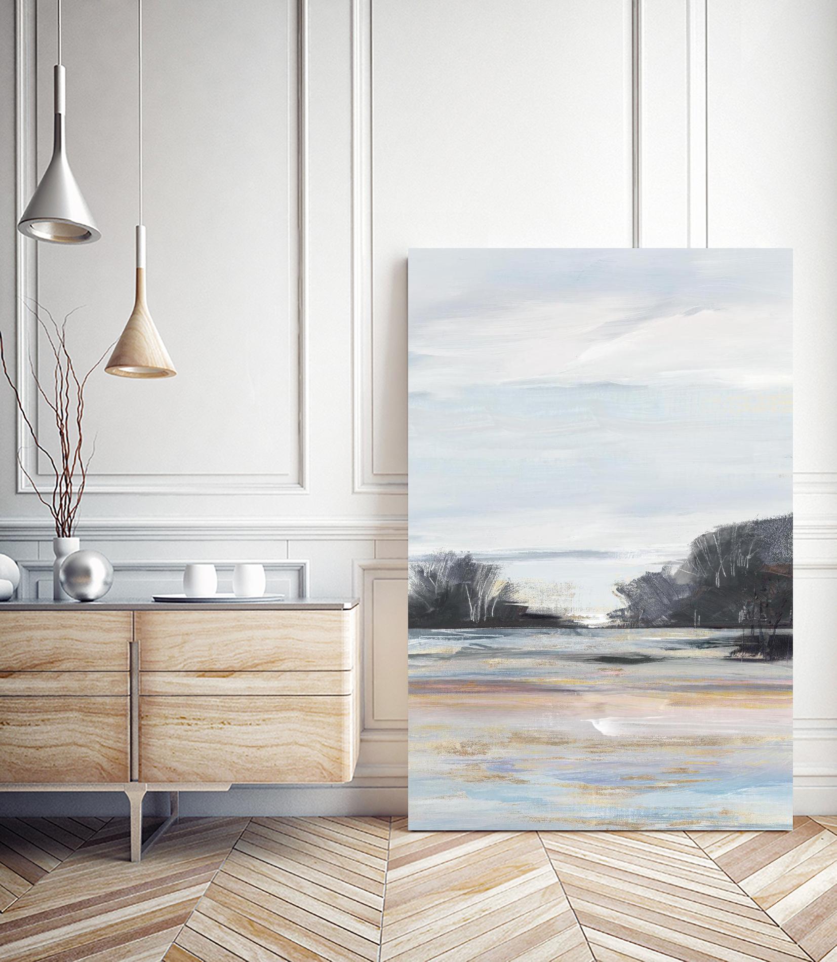 Organic Field I by Valeria Mravyan on GIANT ART - black landscape