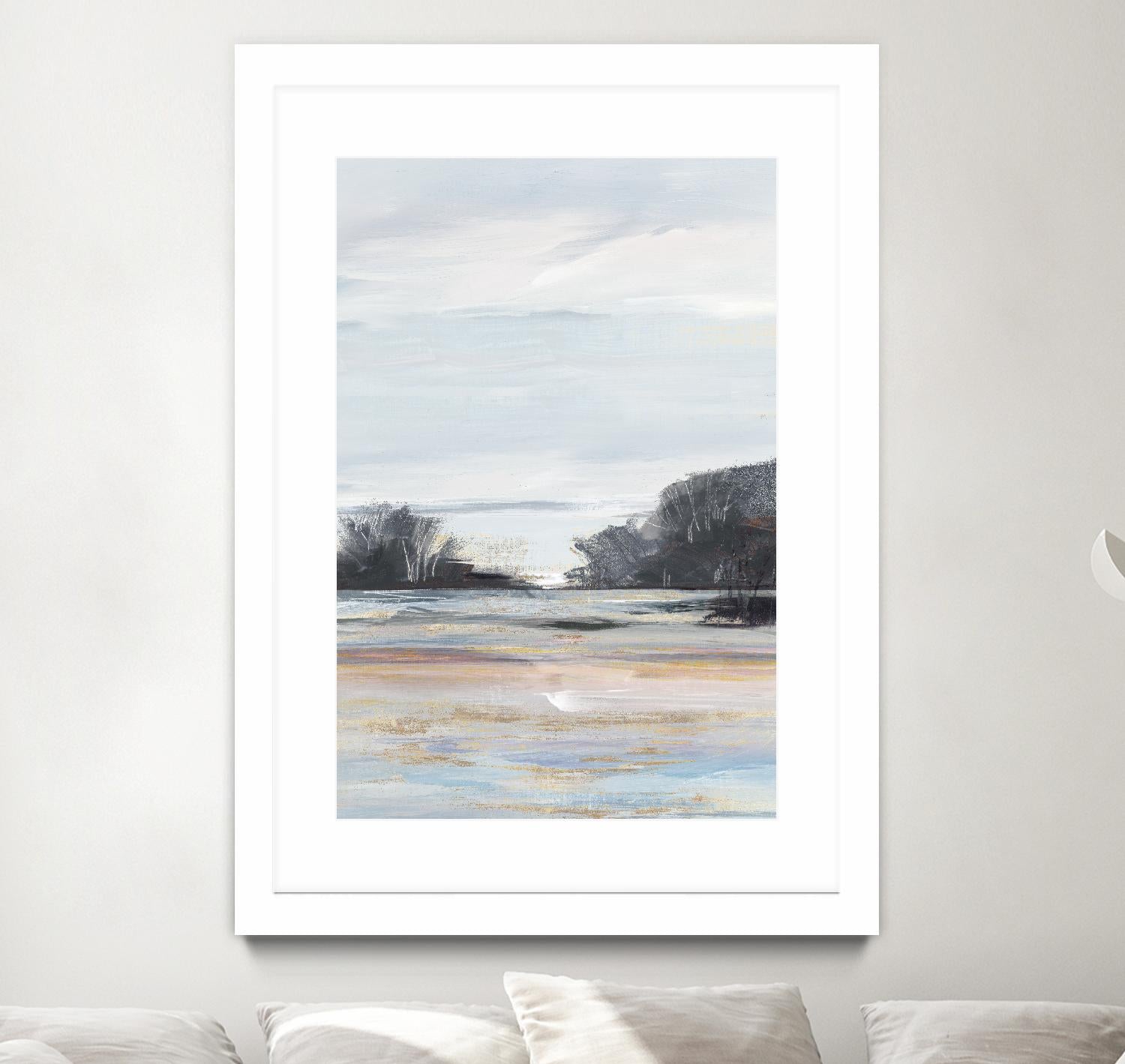 Organic Field I by Valeria Mravyan on GIANT ART - black landscape