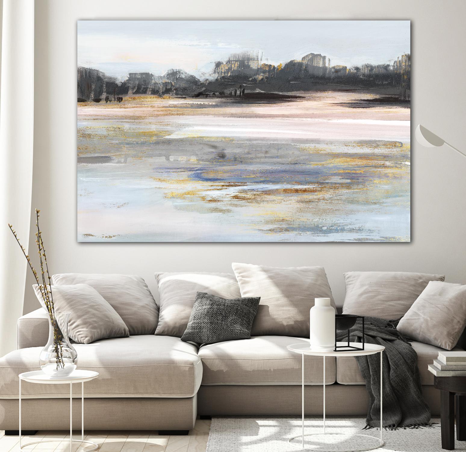 Organic Field II by Valeria Mravyan on GIANT ART - black landscape