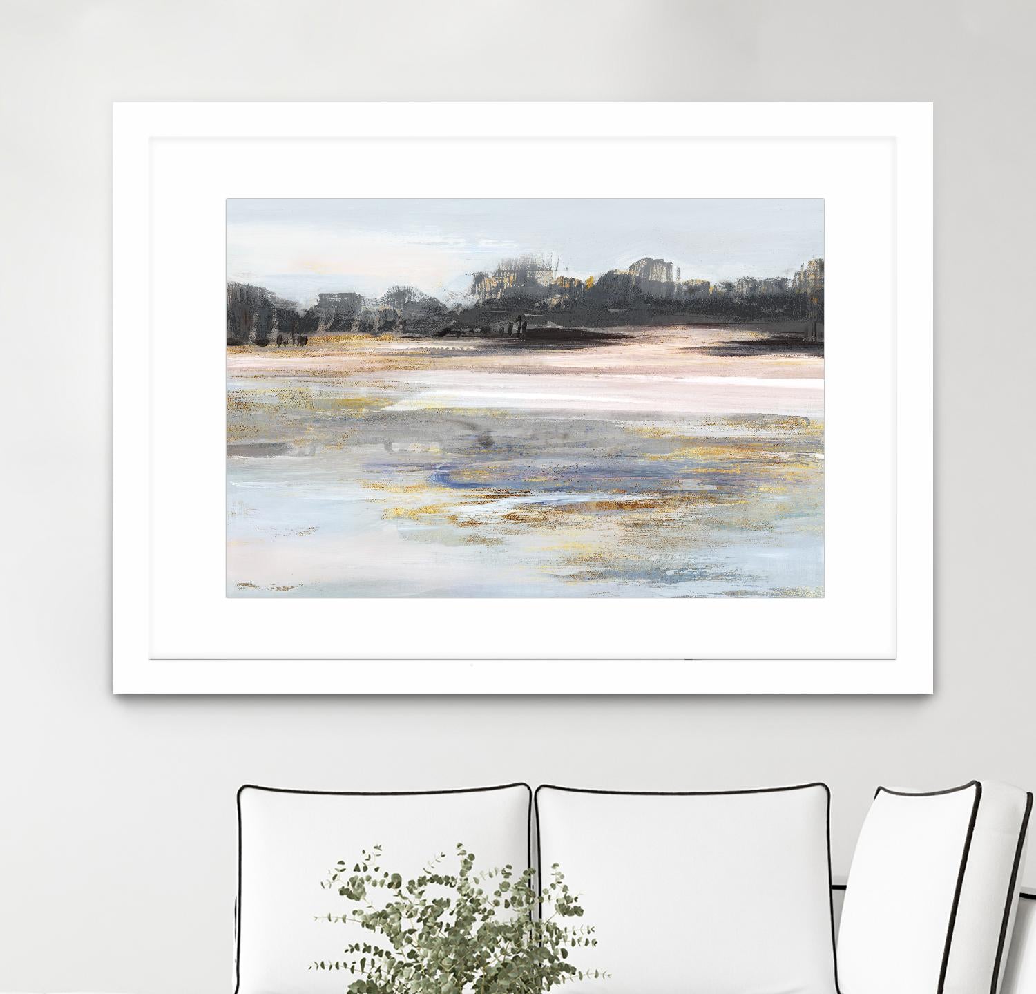 Organic Field II by Valeria Mravyan on GIANT ART - black landscape