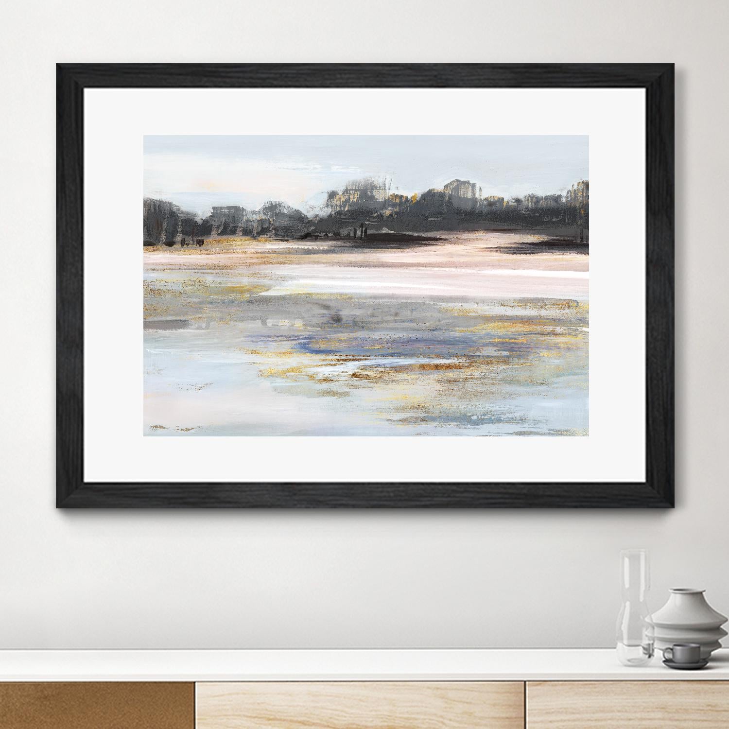 Organic Field II by Valeria Mravyan on GIANT ART - black landscape