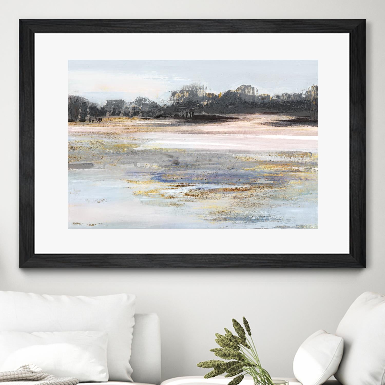 Organic Field II by Valeria Mravyan on GIANT ART - black landscape