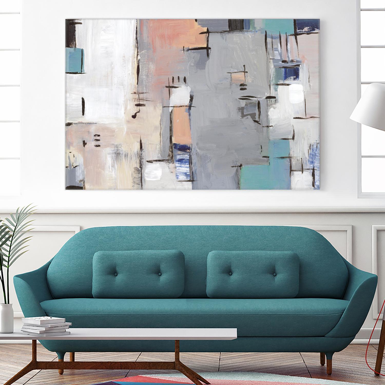 Intertwining Grid II by Lera on GIANT ART - abstract