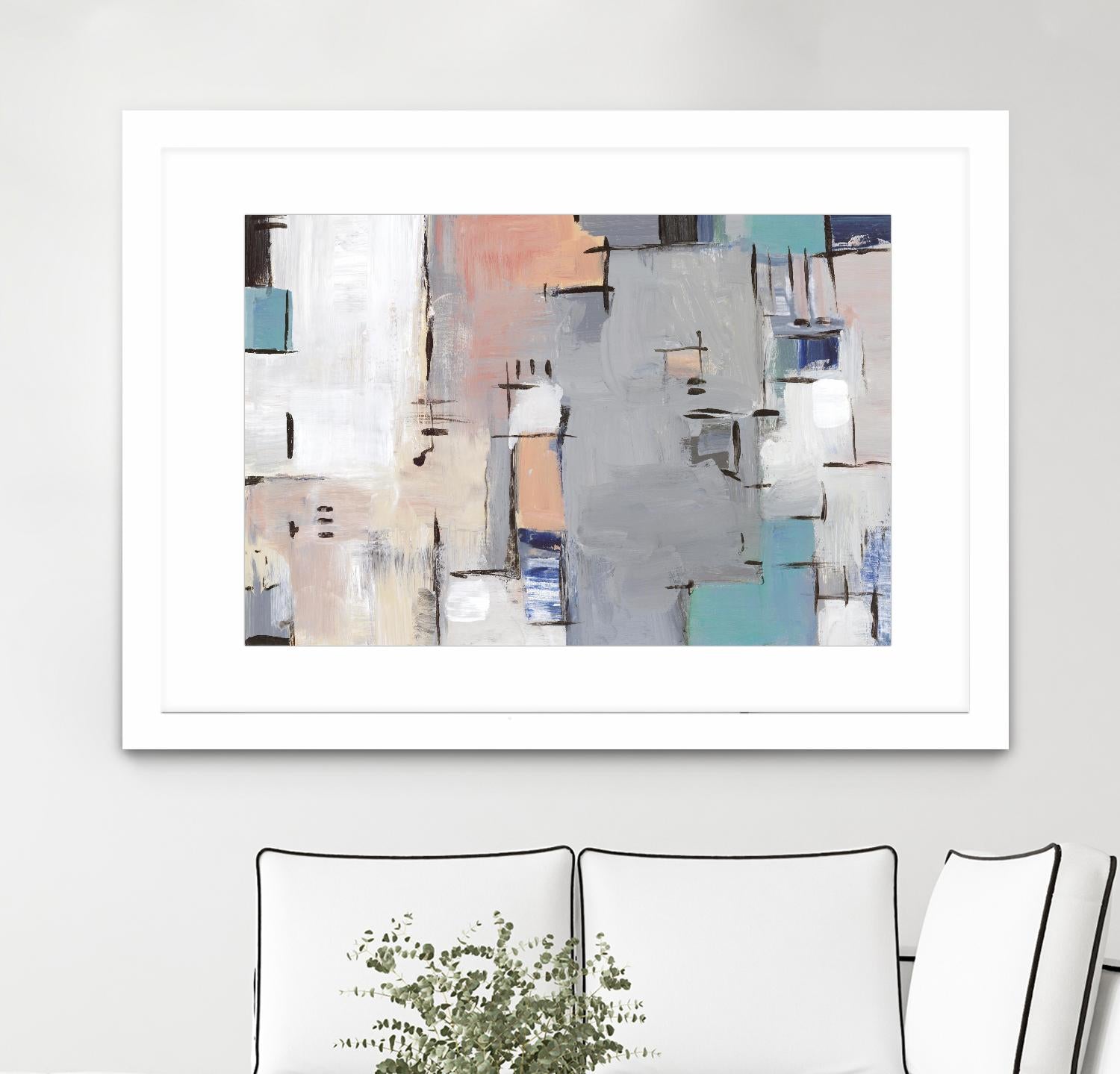 Intertwining Grid II by Lera on GIANT ART - abstract