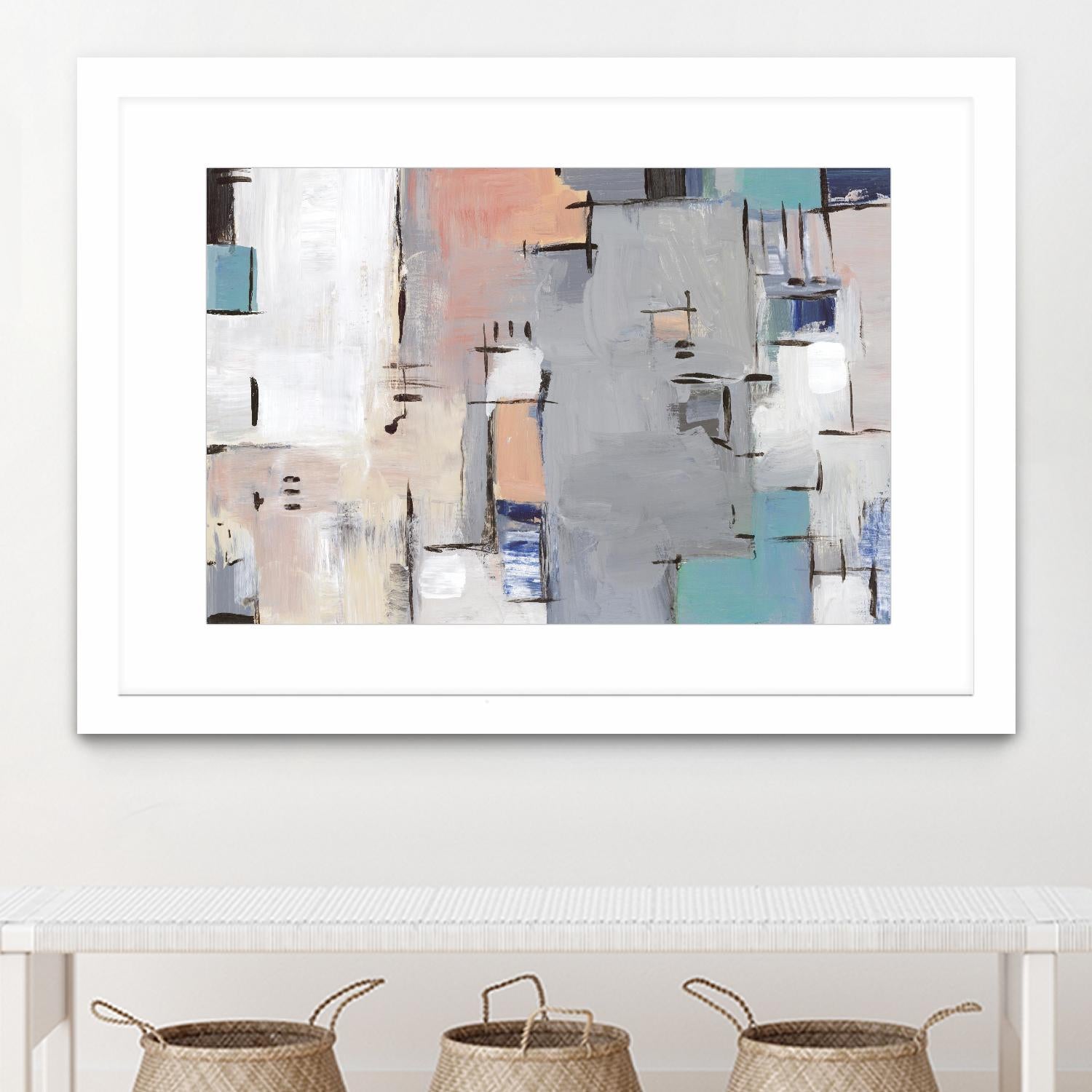 Intertwining Grid II by Lera on GIANT ART - abstract