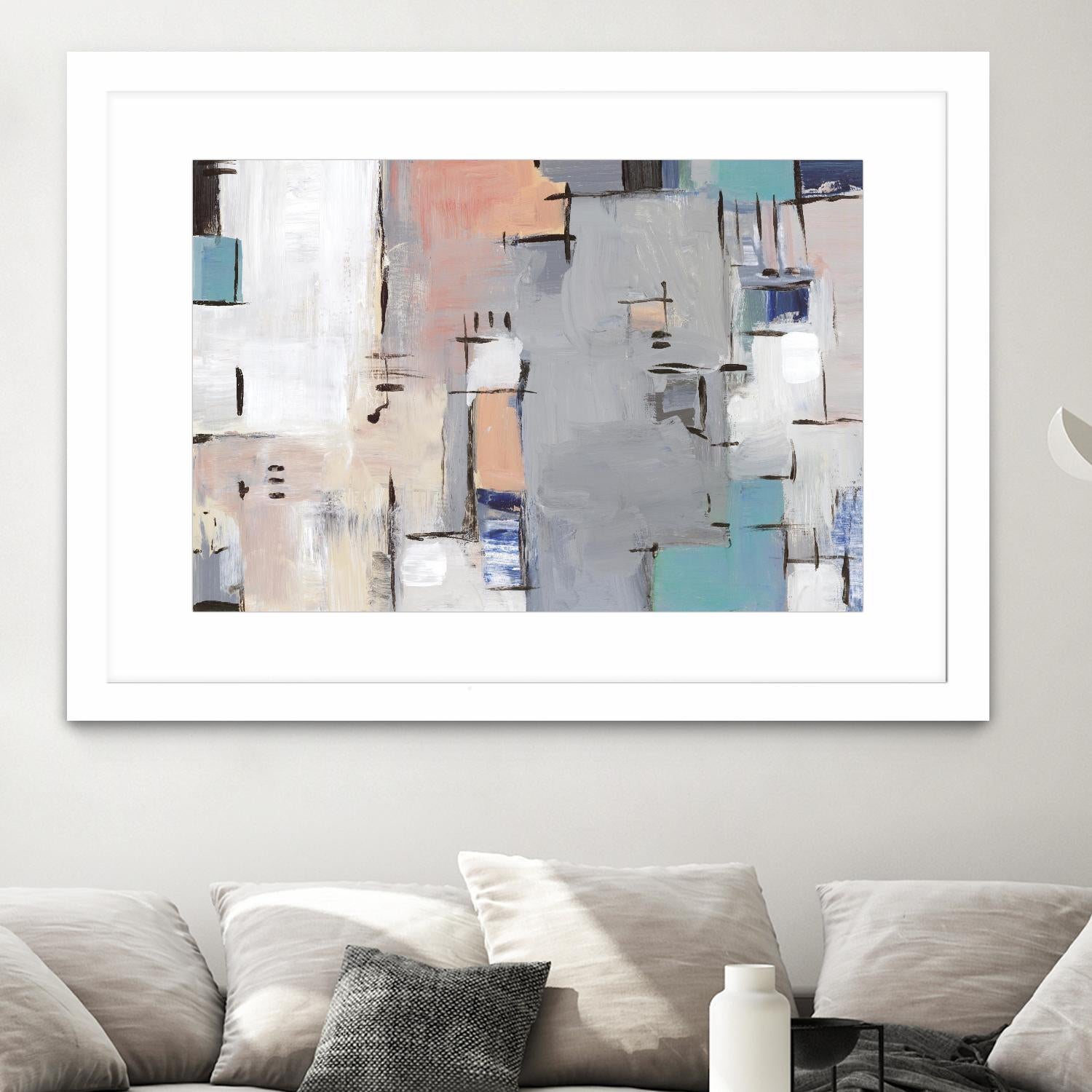 Intertwining Grid II by Lera on GIANT ART - abstract