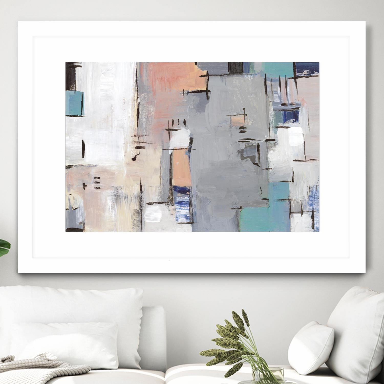 Intertwining Grid II by Lera on GIANT ART - abstract