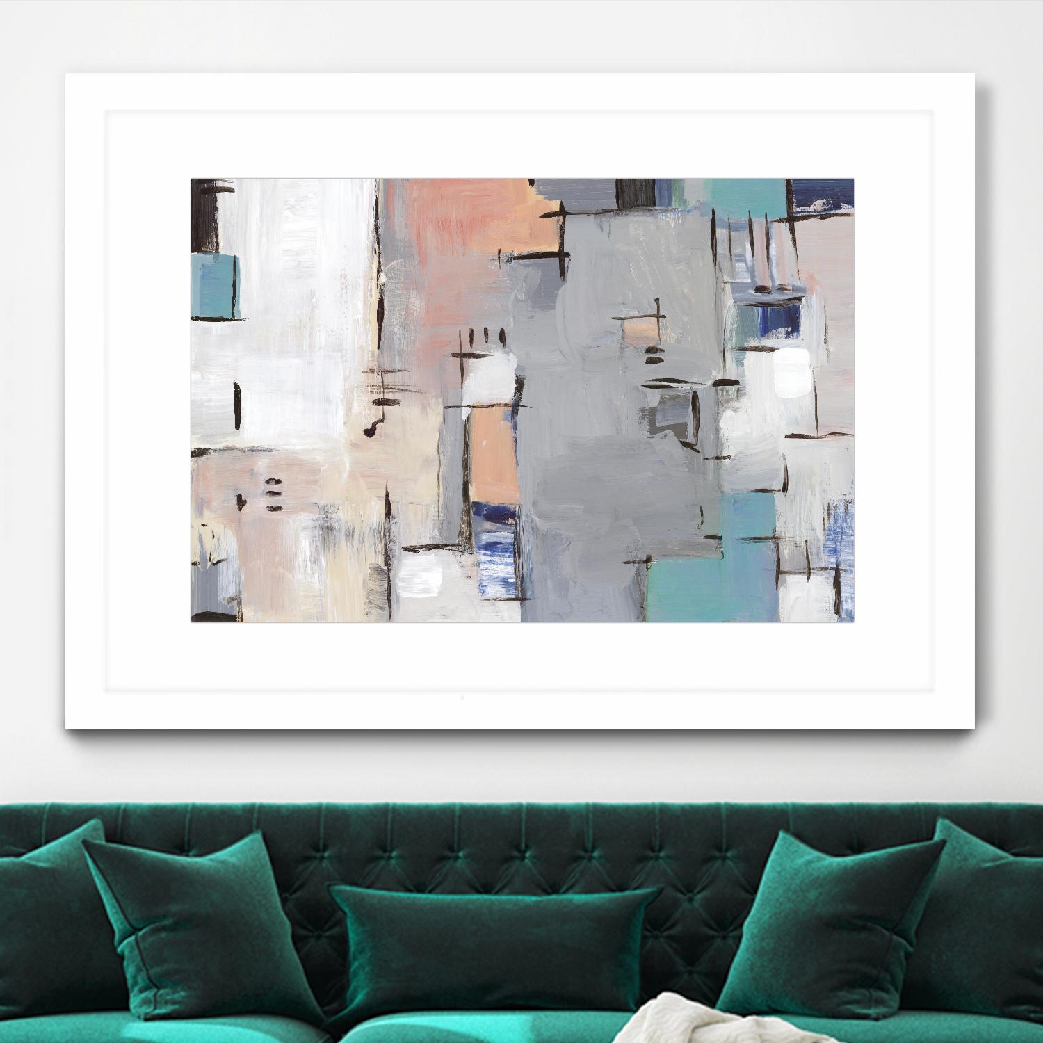 Intertwining Grid II by Lera on GIANT ART - abstract