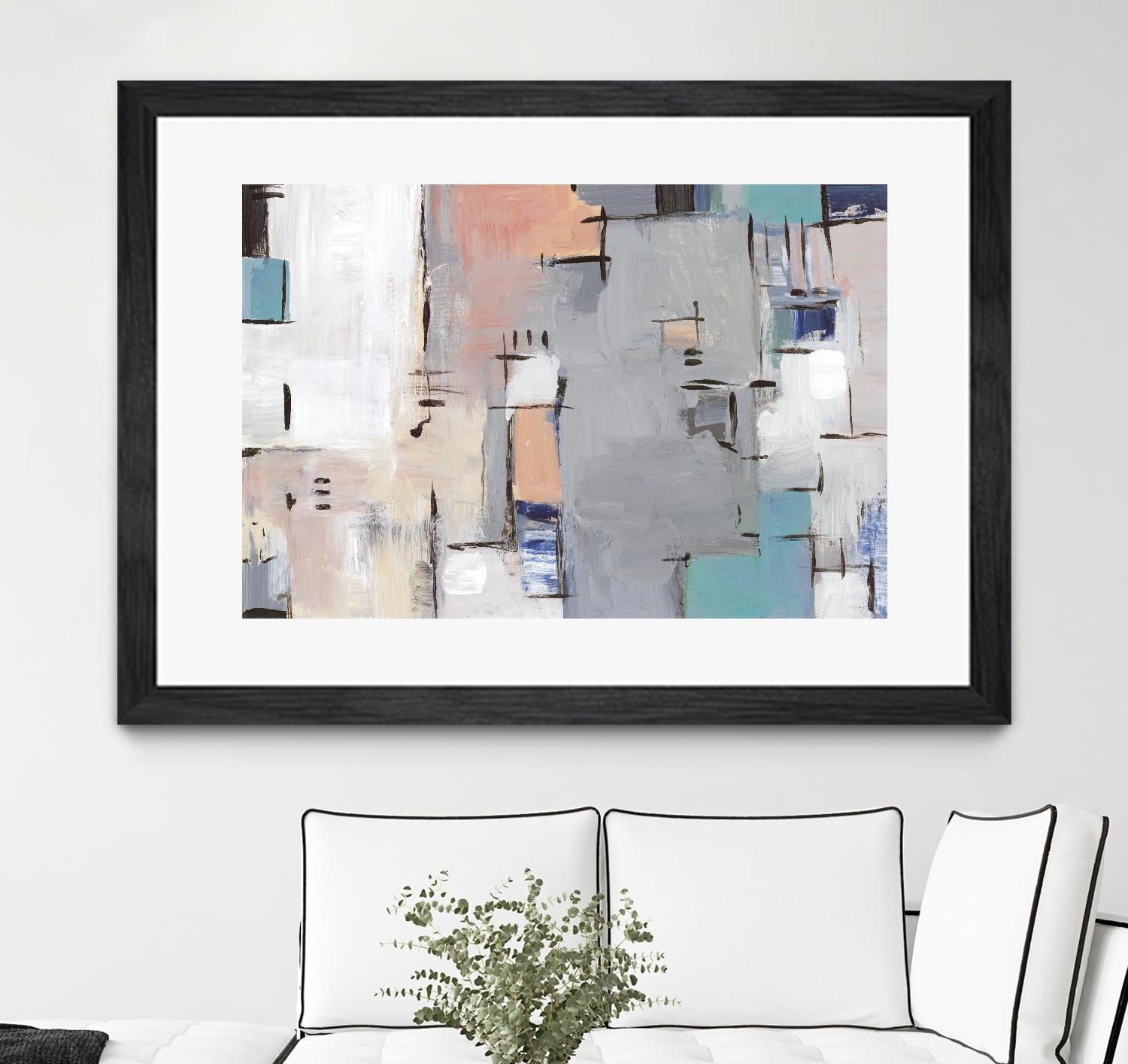 Intertwining Grid II by Lera on GIANT ART - abstract