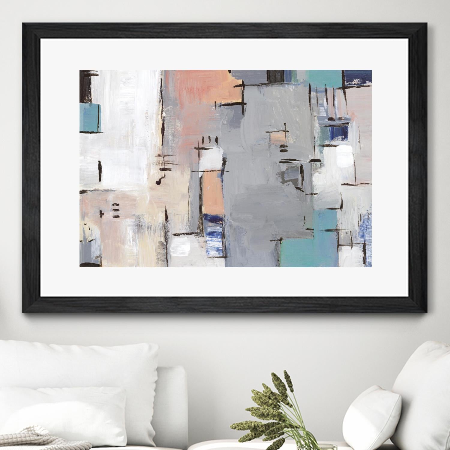 Intertwining Grid II by Lera on GIANT ART - abstract