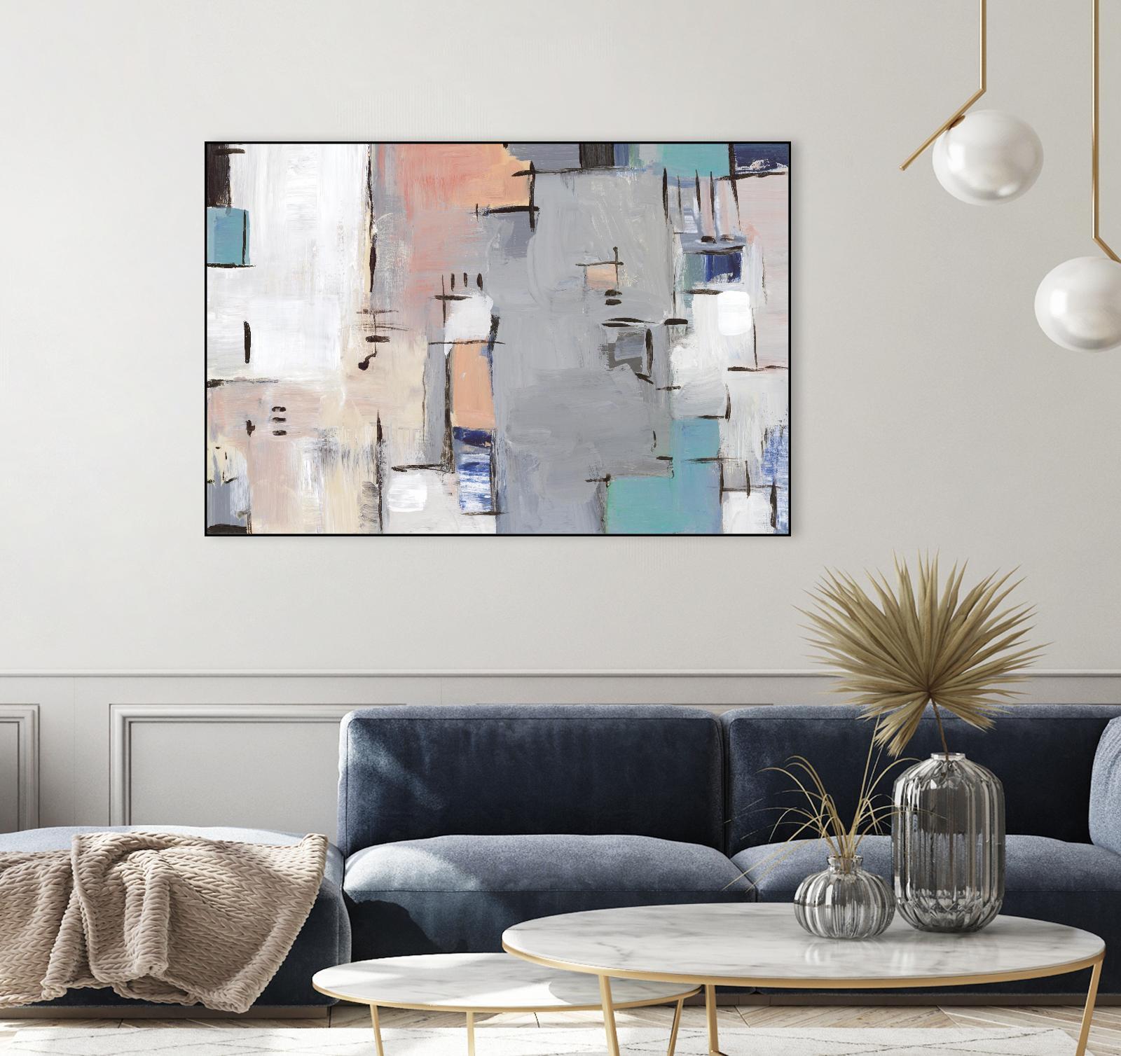 Intertwining Grid II by Lera on GIANT ART - abstract