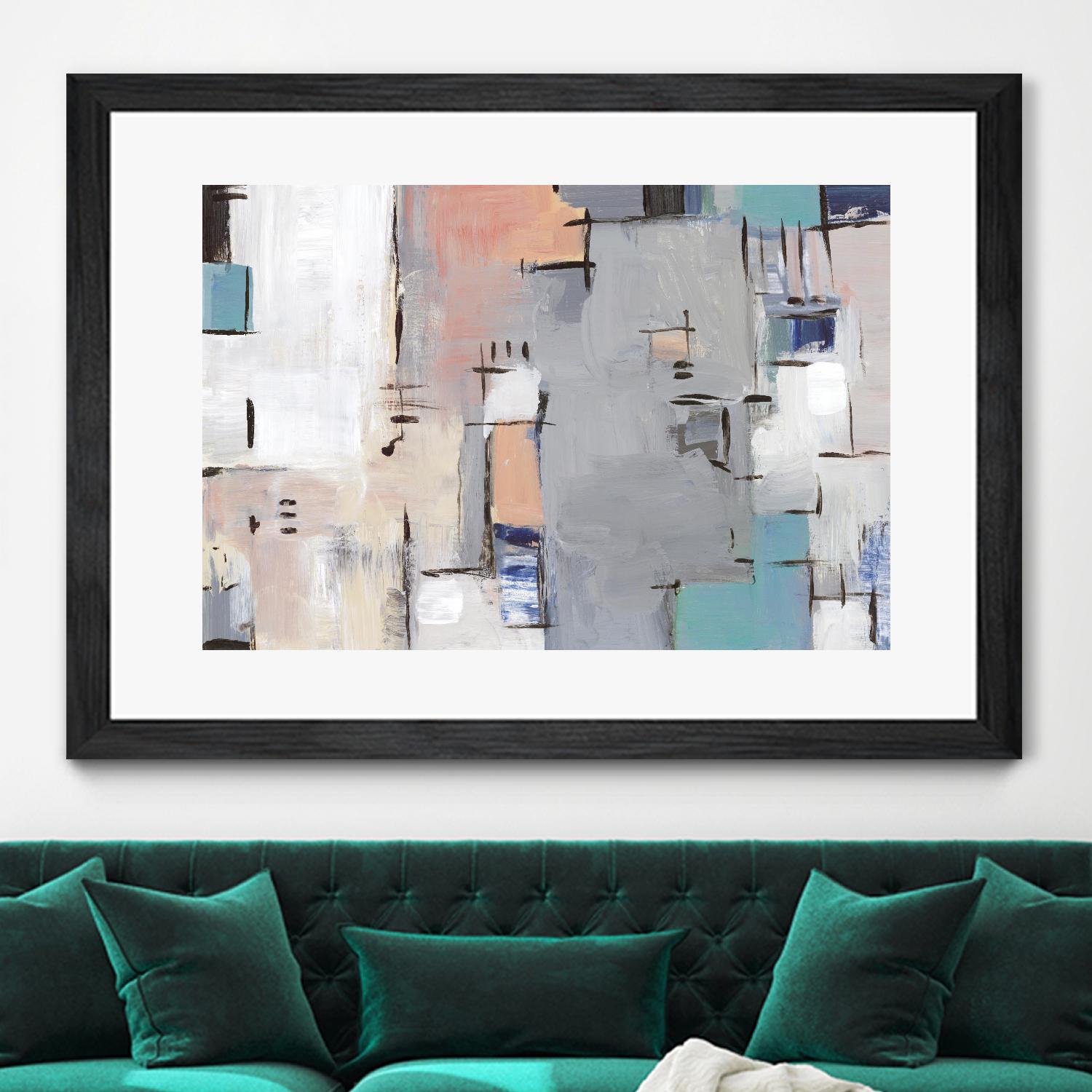 Intertwining Grid II by Lera on GIANT ART - abstract