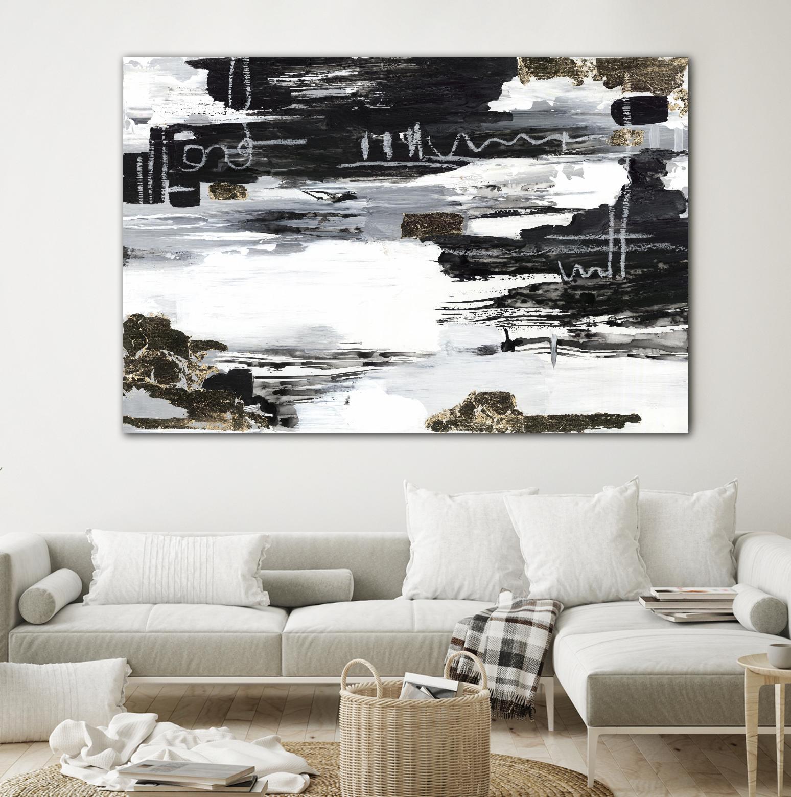 Balancing Blue by Lera on GIANT ART - abstract