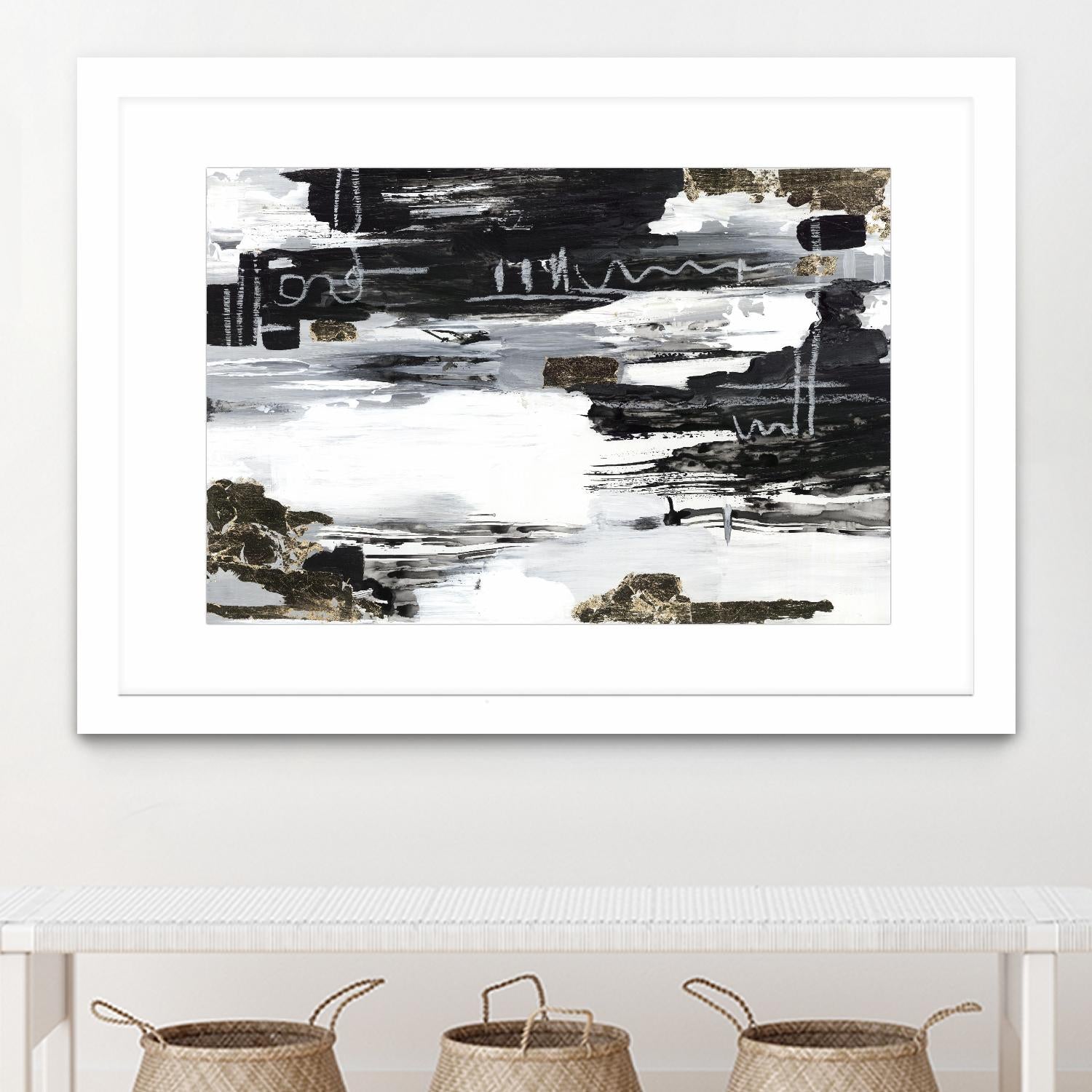 Balancing Blue by Lera on GIANT ART - abstract