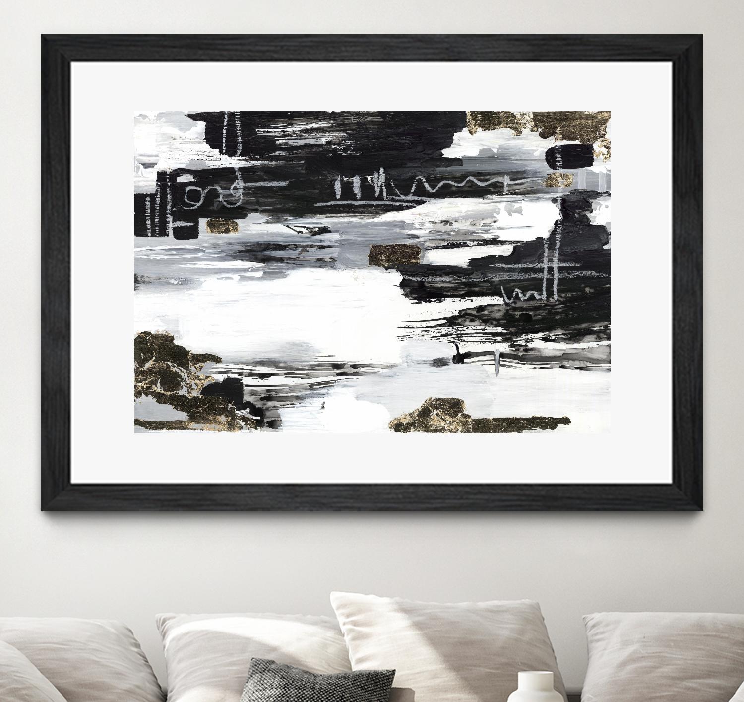 Balancing Blue by Lera on GIANT ART - abstract