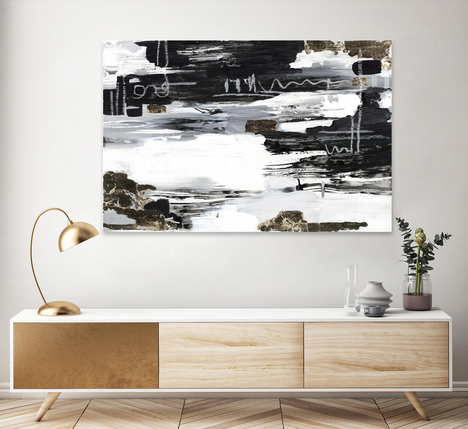 Balancing Blue by Lera on GIANT ART - abstract