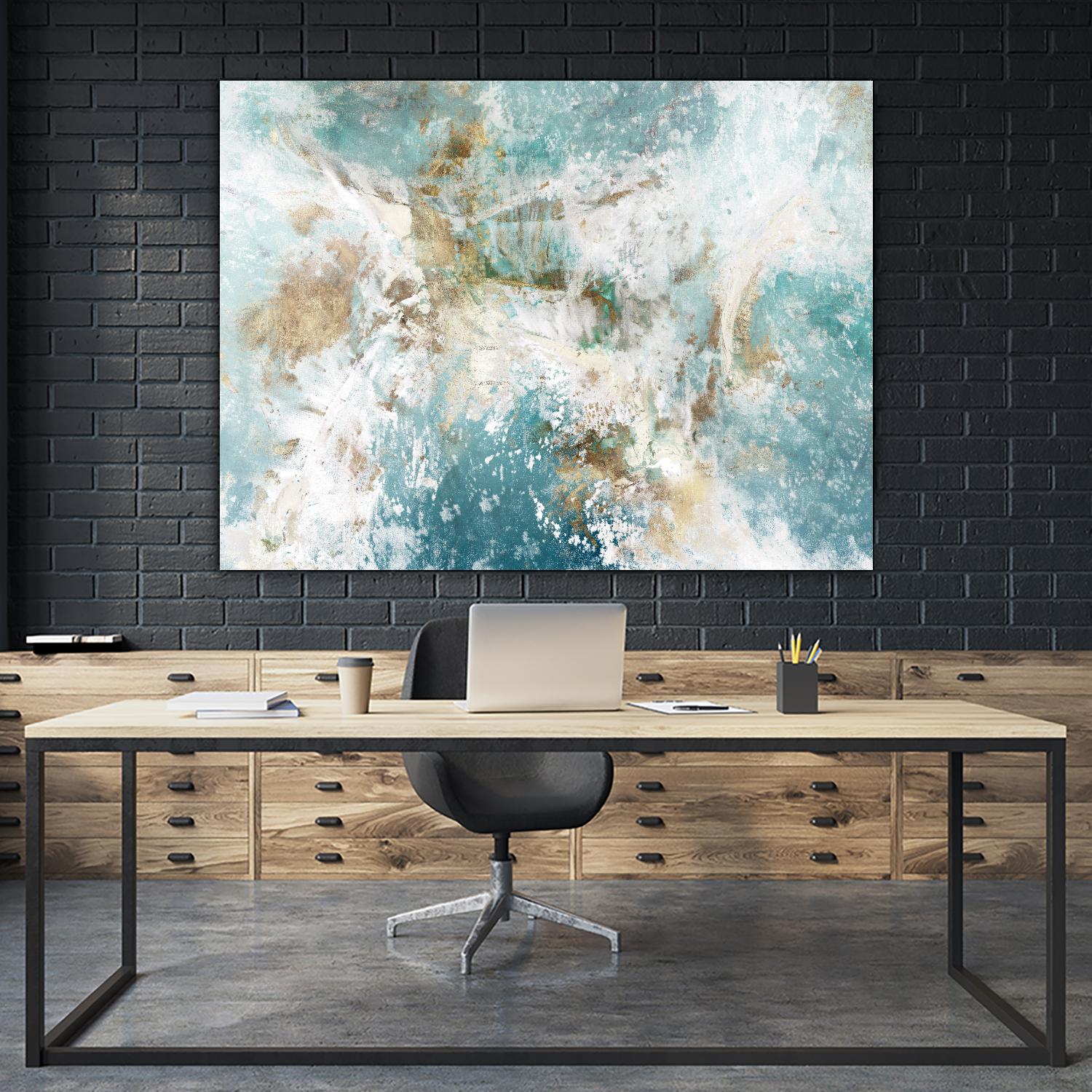 Waking Hour by Elle Jacobs on GIANT ART - white abstract