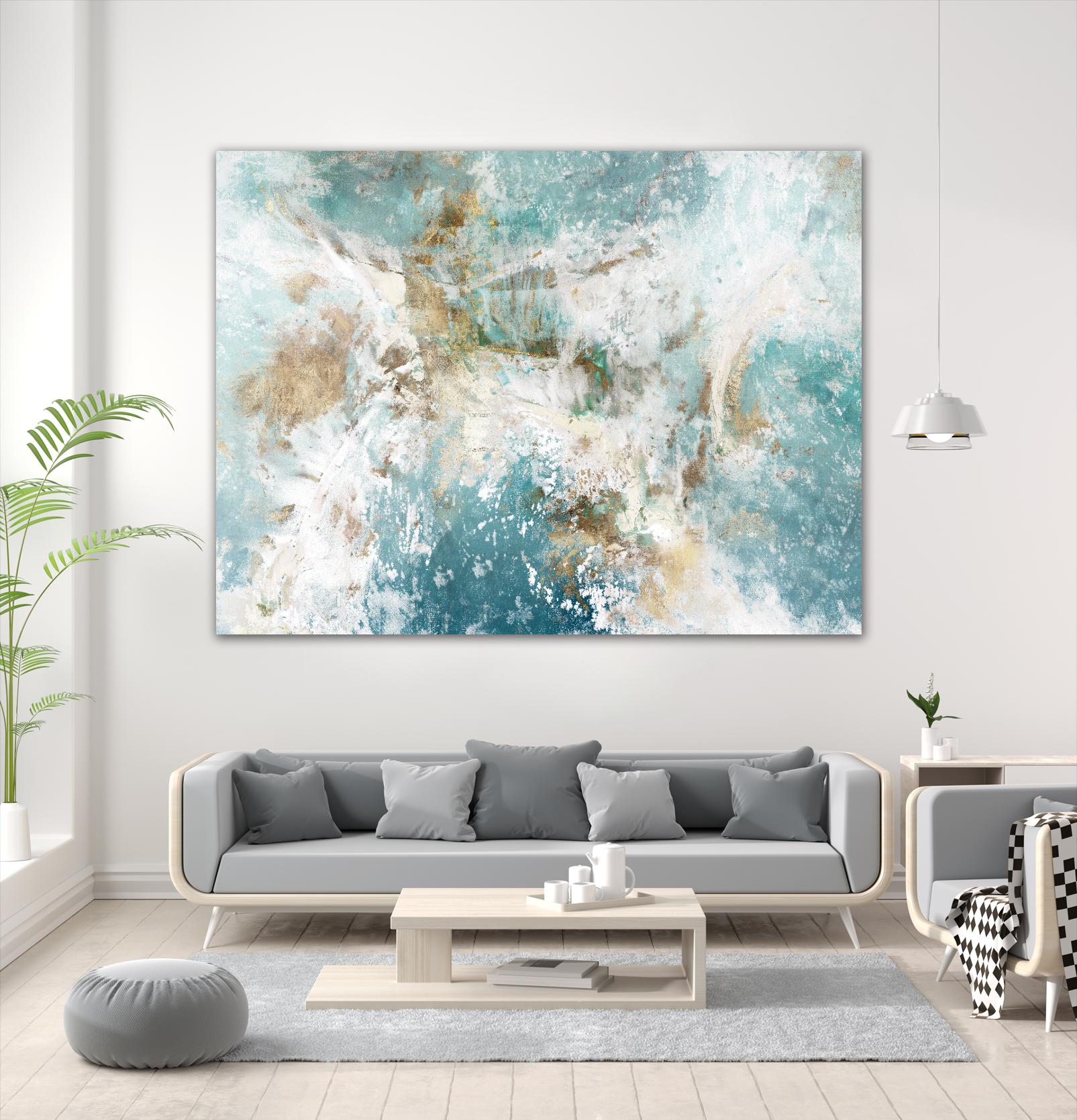 Waking Hour by Elle Jacobs on GIANT ART - white abstract