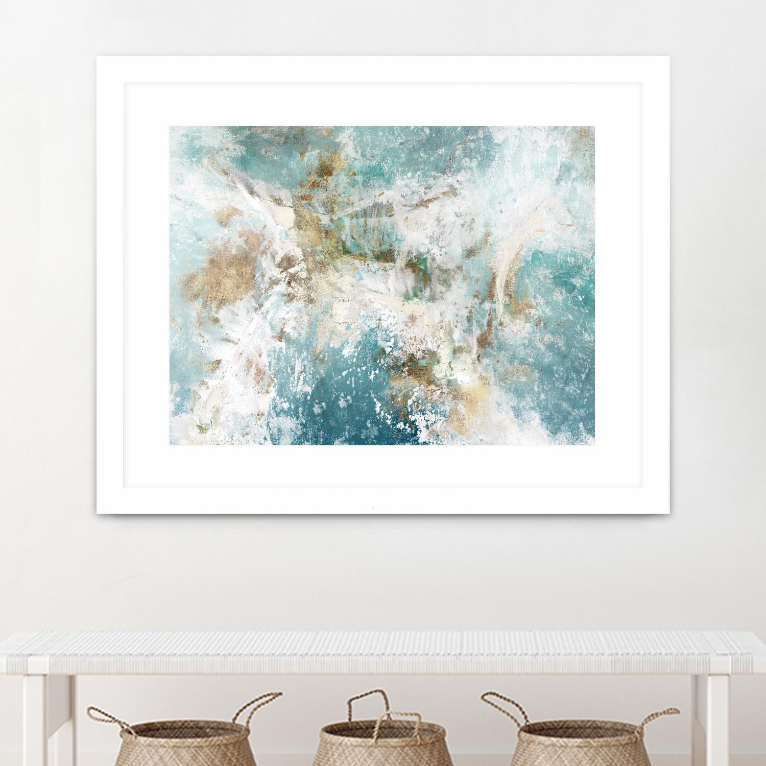 Waking Hour by Elle Jacobs on GIANT ART - white abstract