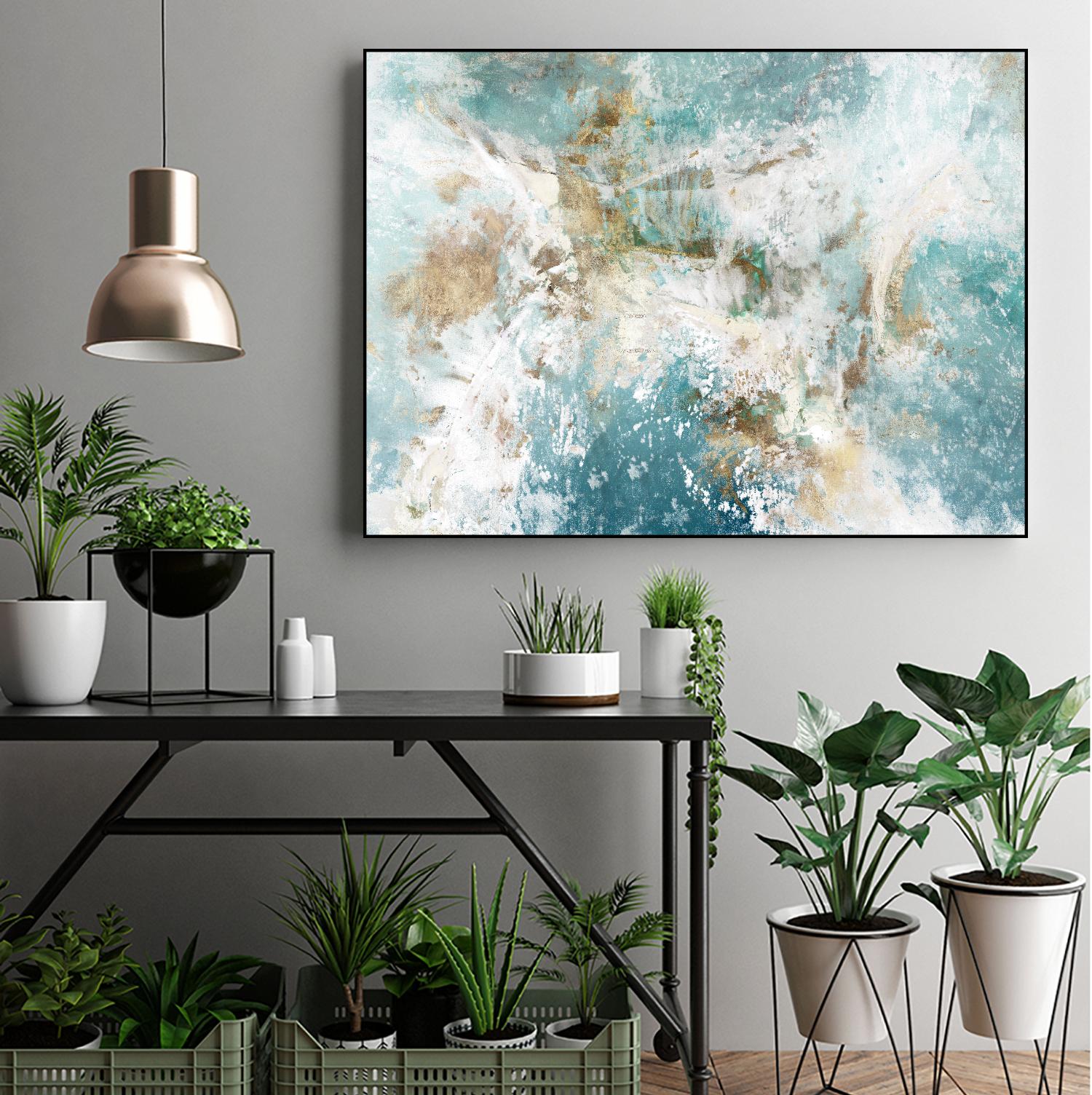 Waking Hour by Elle Jacobs on GIANT ART - white abstract