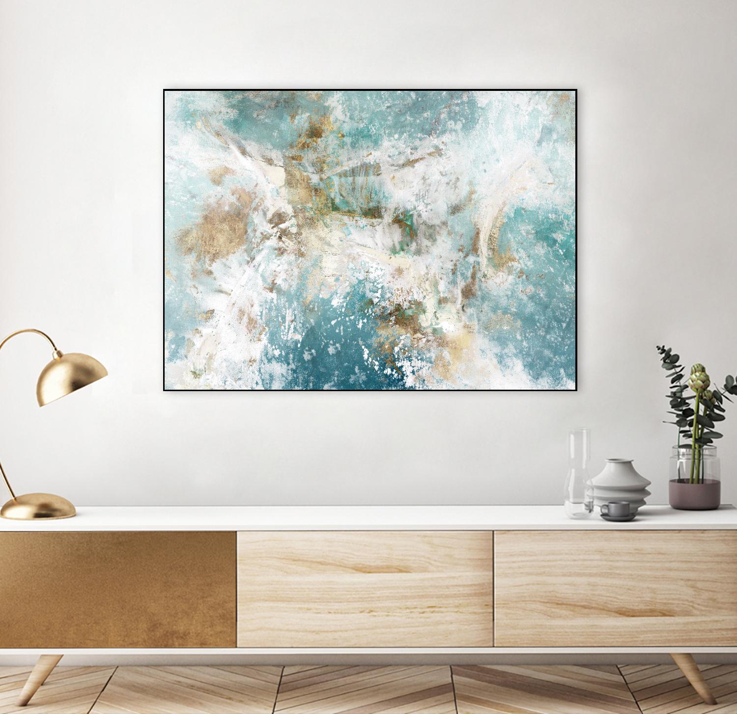Waking Hour by Elle Jacobs on GIANT ART - white abstract