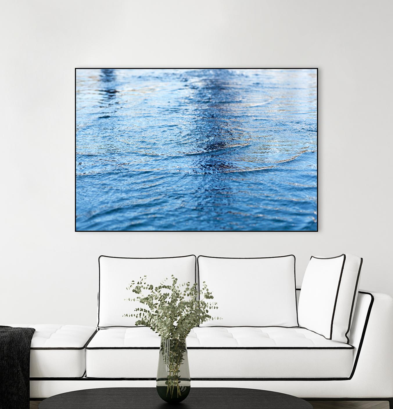 Reflections IV by Lily Mournier on GIANT ART - white sea scene
