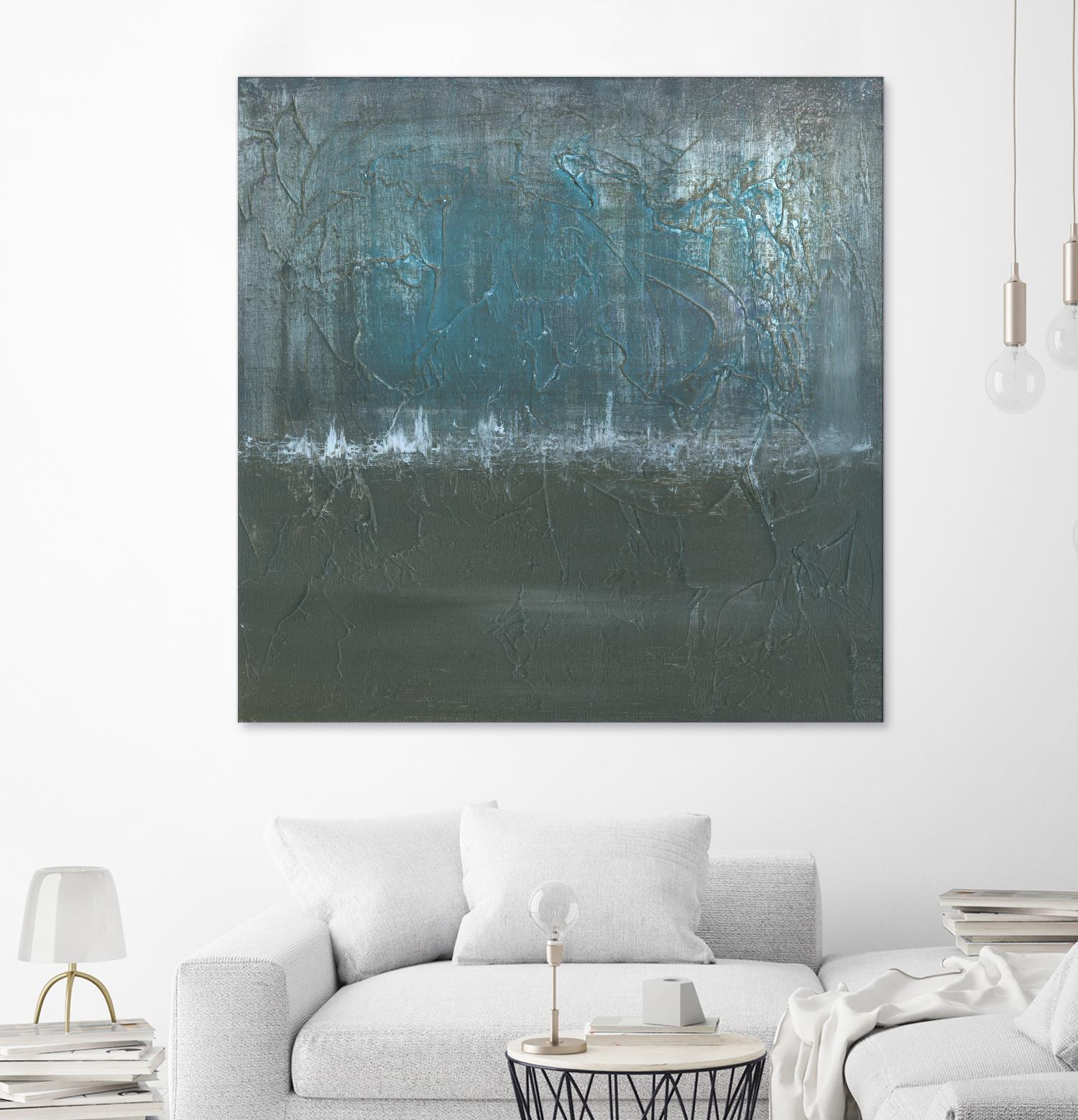 Silver of Twilight by Matt Leblanc on GIANT ART - grey abstract