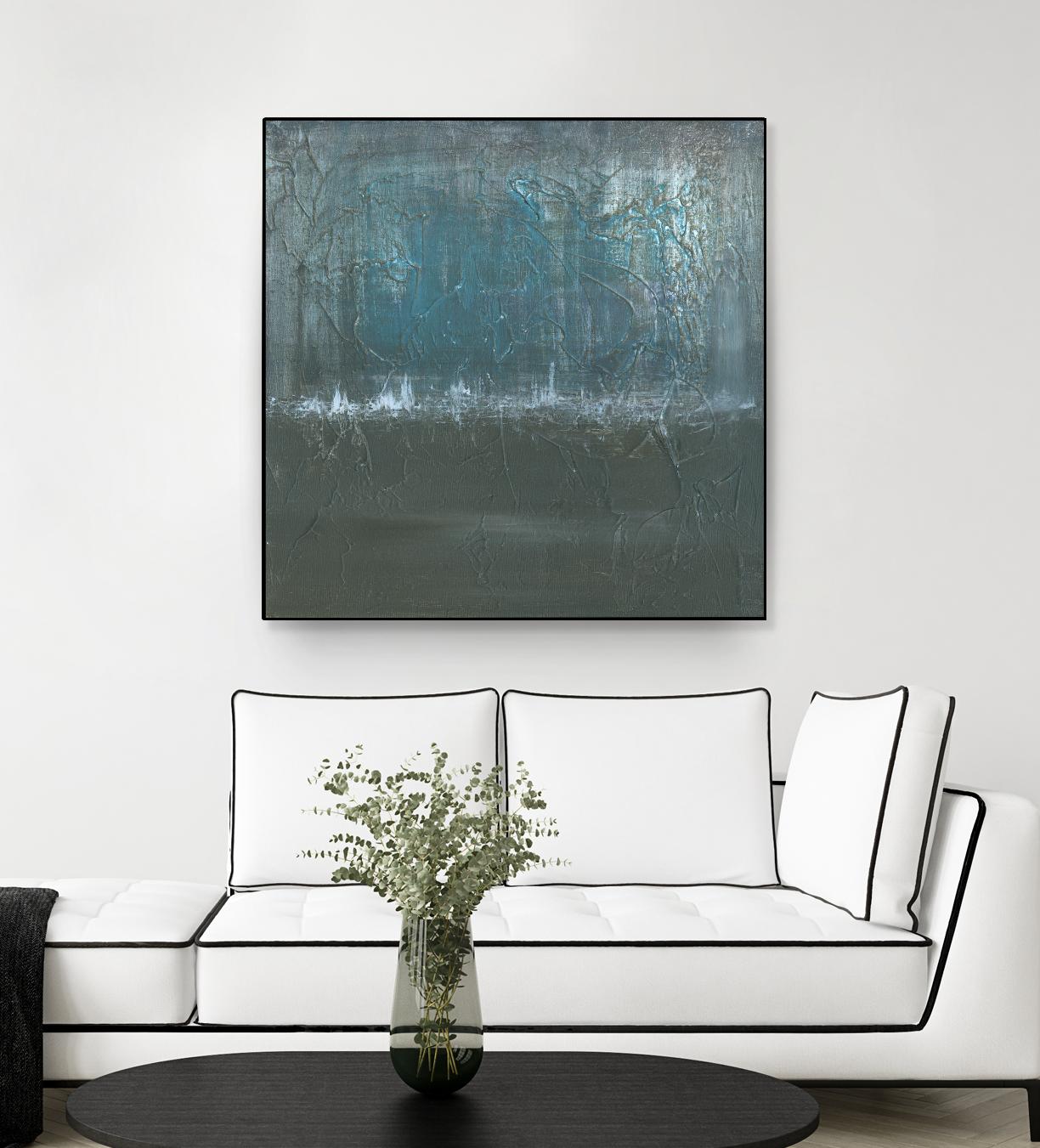 Silver of Twilight by Matt Leblanc on GIANT ART - grey abstract